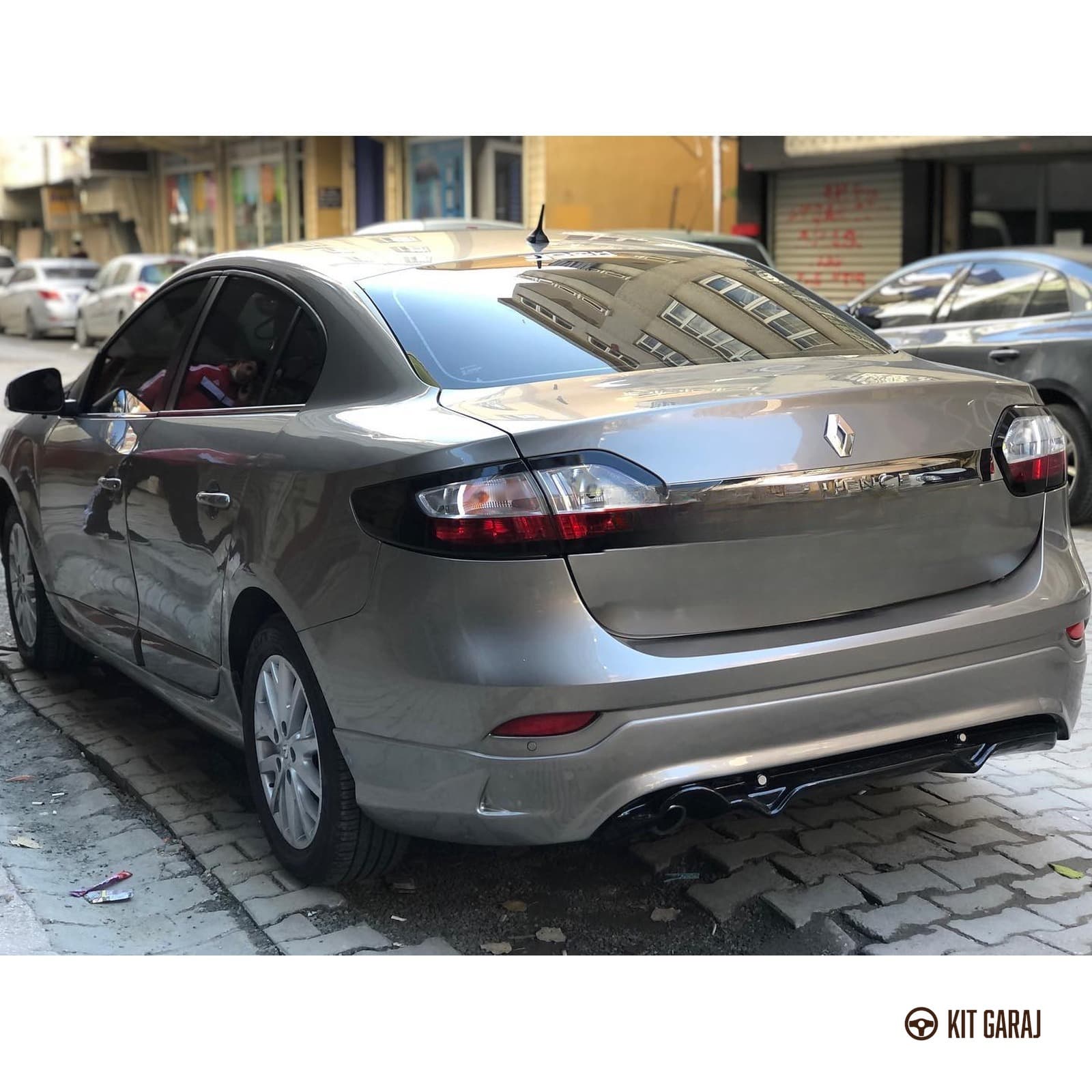 Renault Fluence Soldan Çıkışlı Arka Ek (Plastik) Boyasız