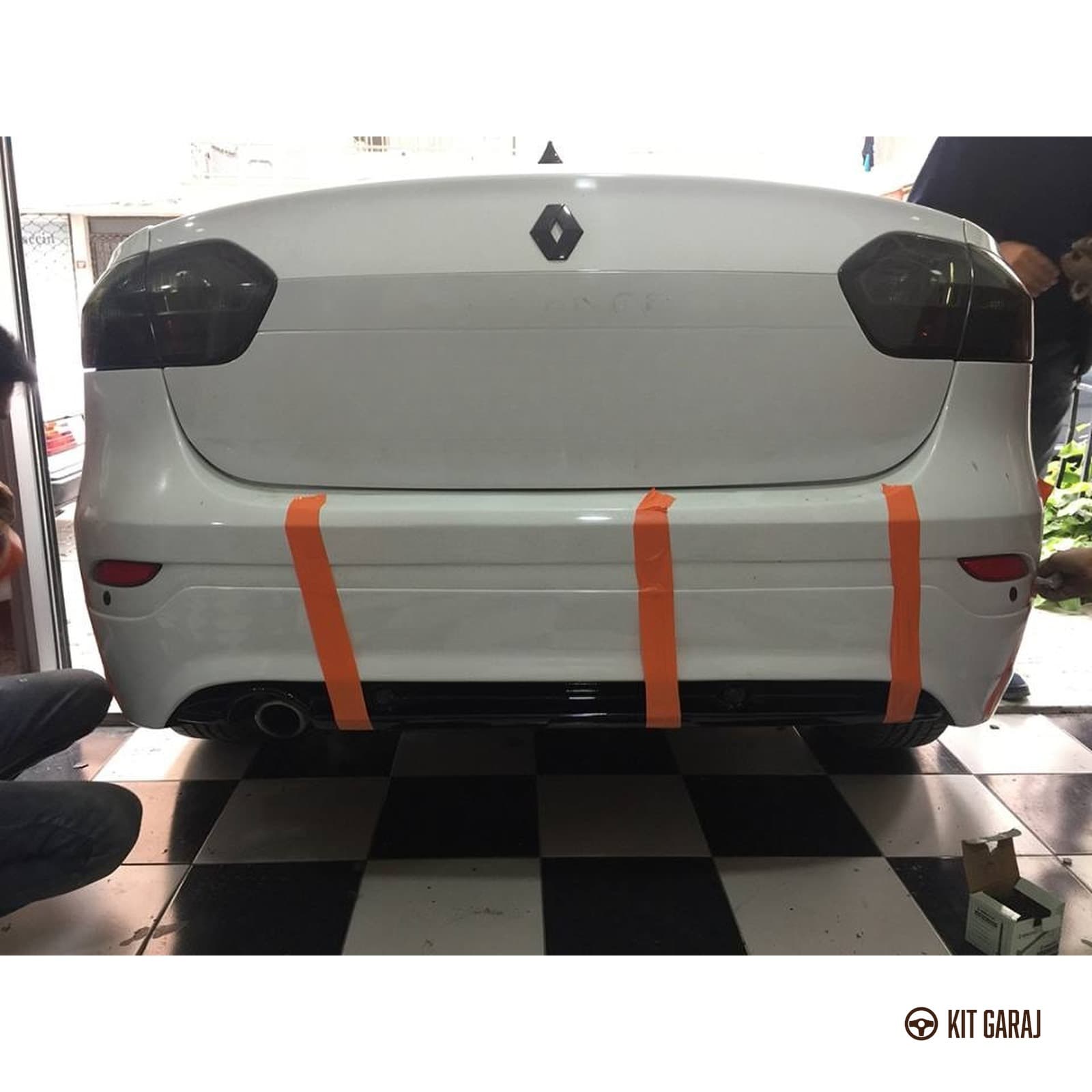 Renault Fluence Soldan Çıkışlı Arka Ek (Plastik) Boyasız (7/8)
