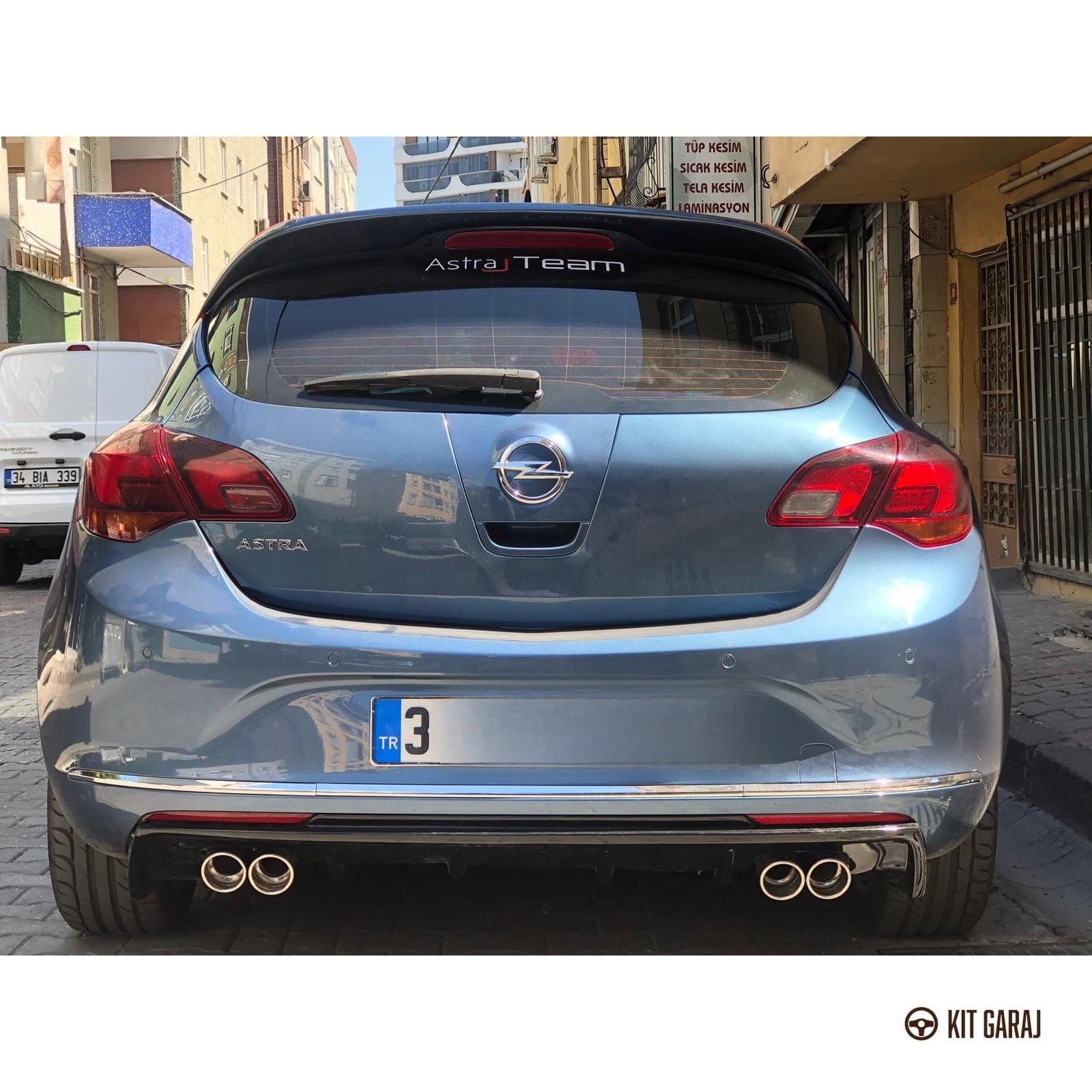 Opel Astra J 2009-2015 Spoiler (Plastik) Boyasız