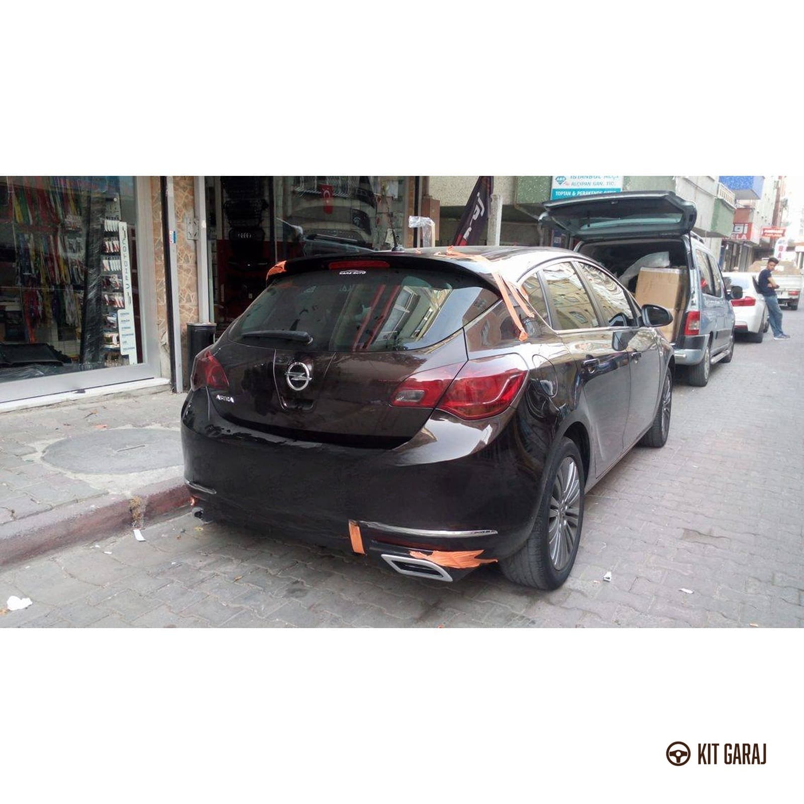 Opel Astra J 2009-2015 Spoiler (Plastik) Boyasız (6/7)