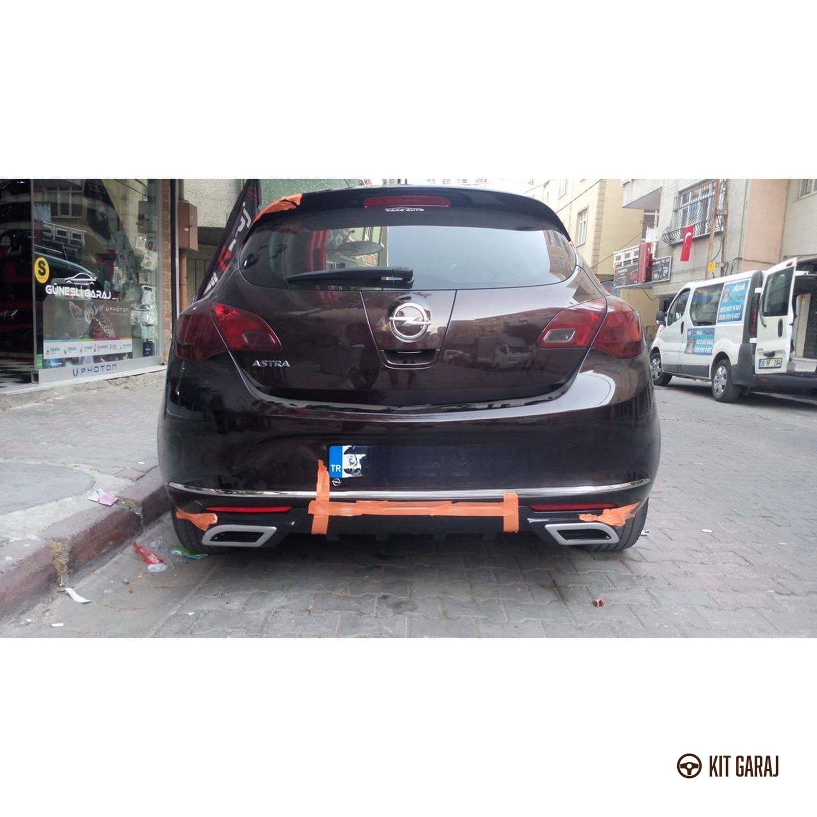 Opel Astra J 2009-2015 Spoiler (Plastik) Boyasız (7/7)