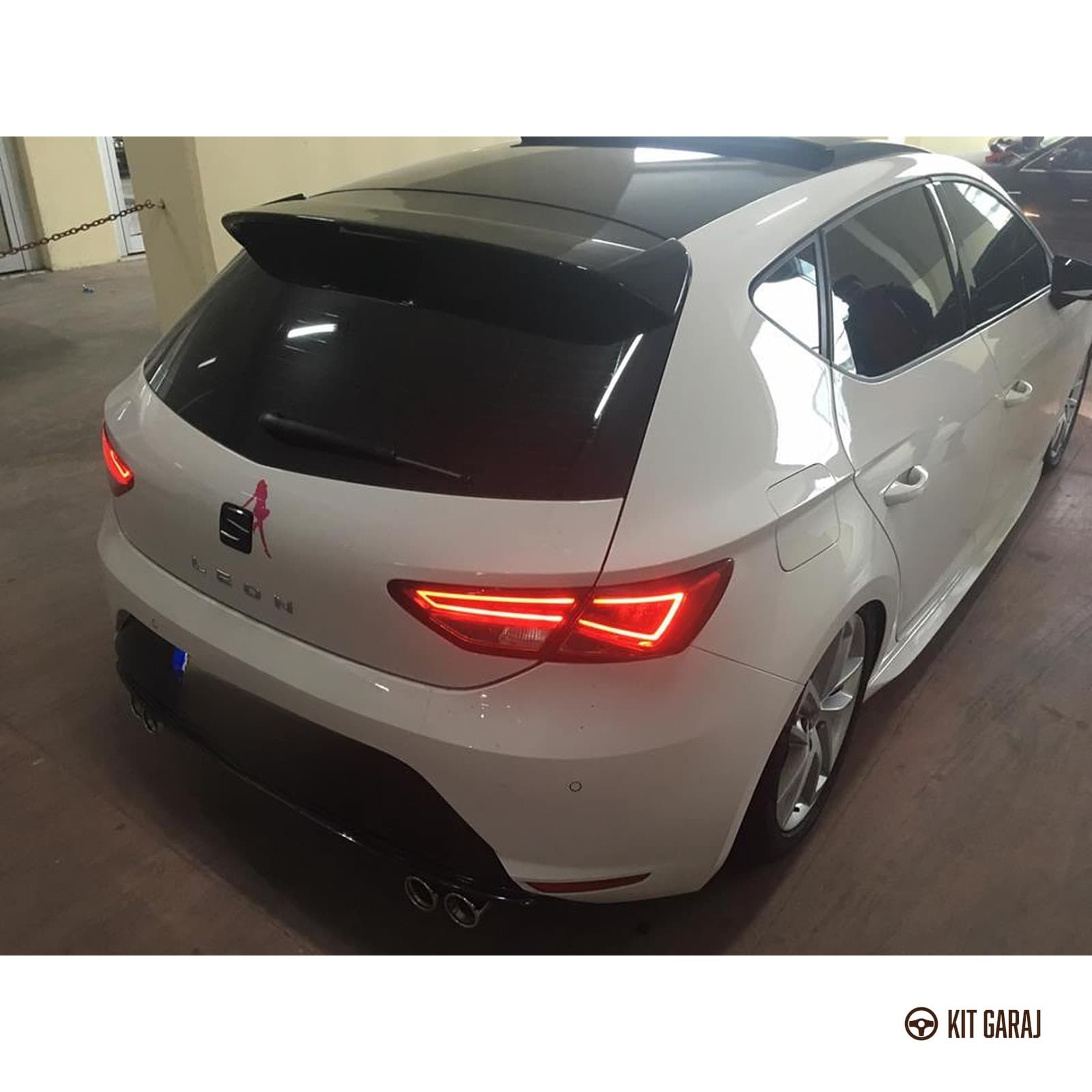 Seat Leon Mk3 2013 Spoiler (Plastik) Boyasız