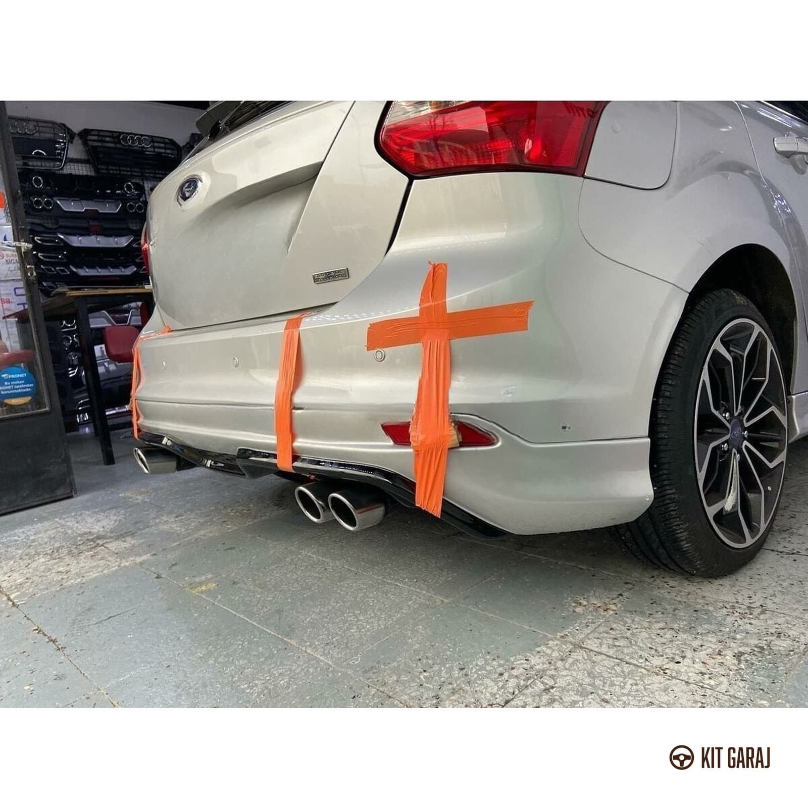Ford Focus Makyajsız HB Body Kit (Plastik) Boyasız (3/7)
