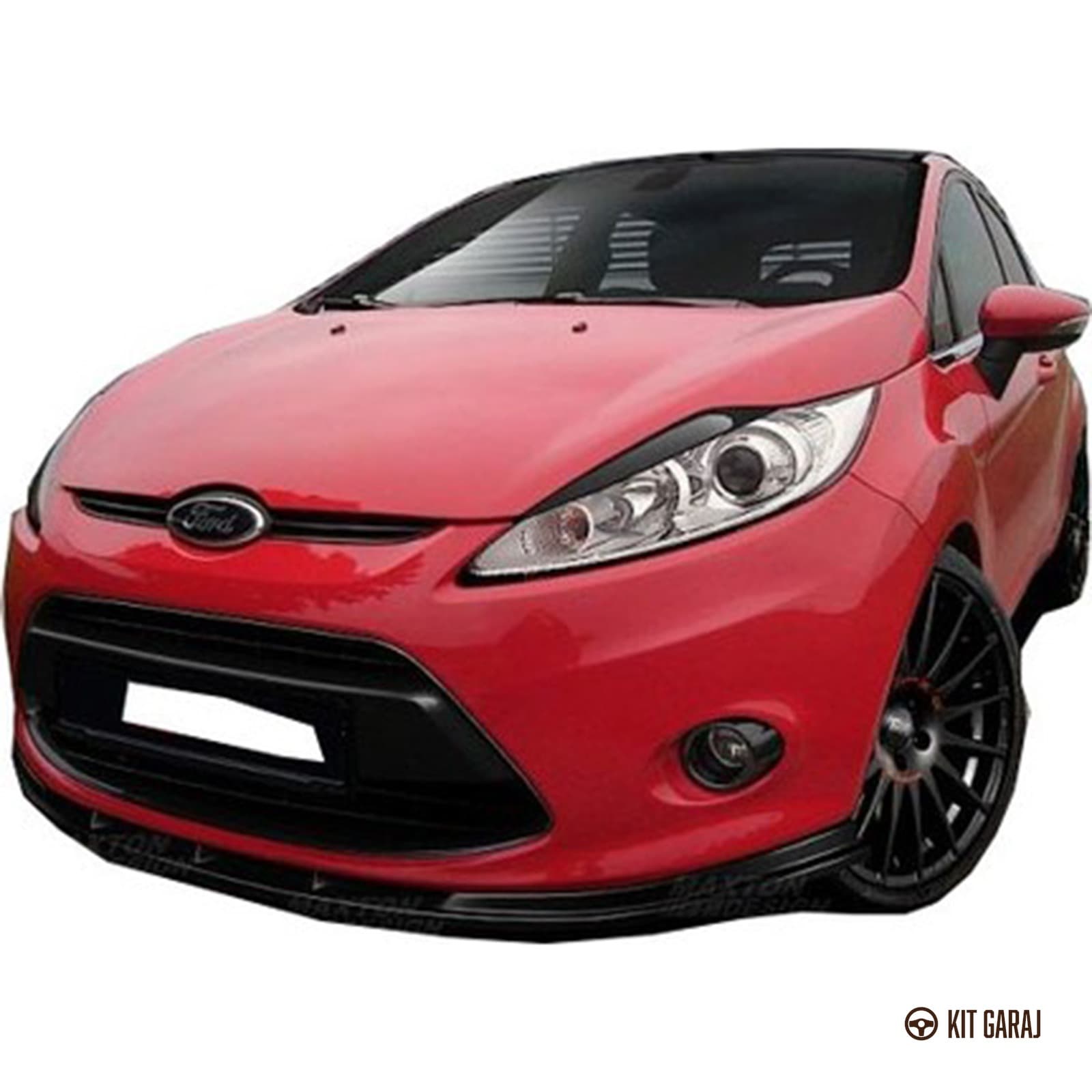 Ford Fiesta Makyajsız Piano Black Ön Lip (Plastik) Boyalı