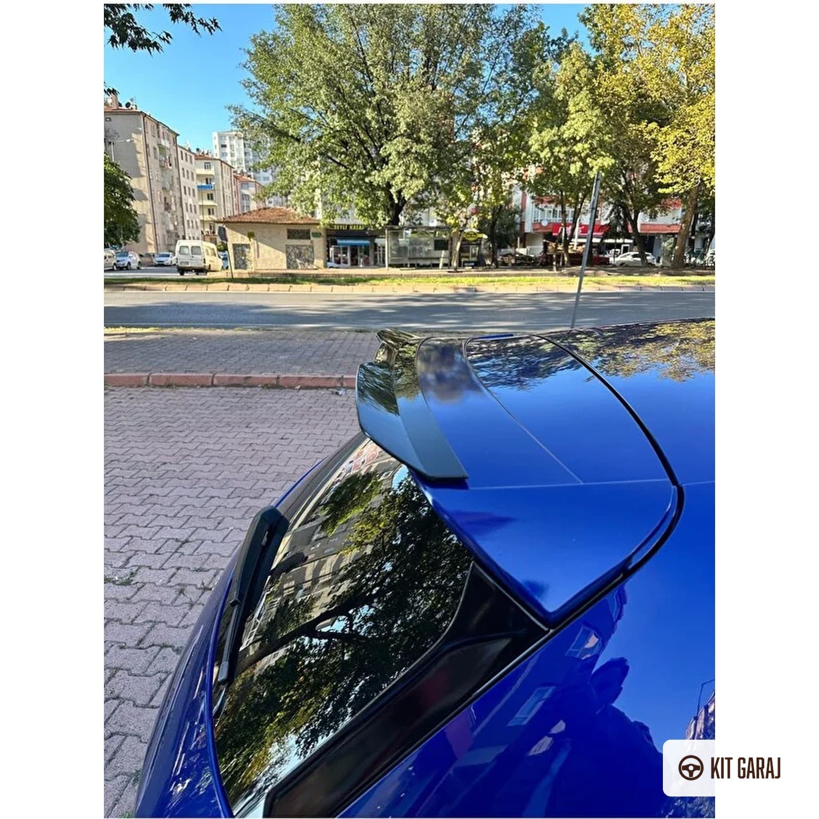 Seat Leon Mk3 2013-2020 Ok Ucu Spoiler Eki 100 Cm (Plastik) Piano Black Boyalı (2/3)