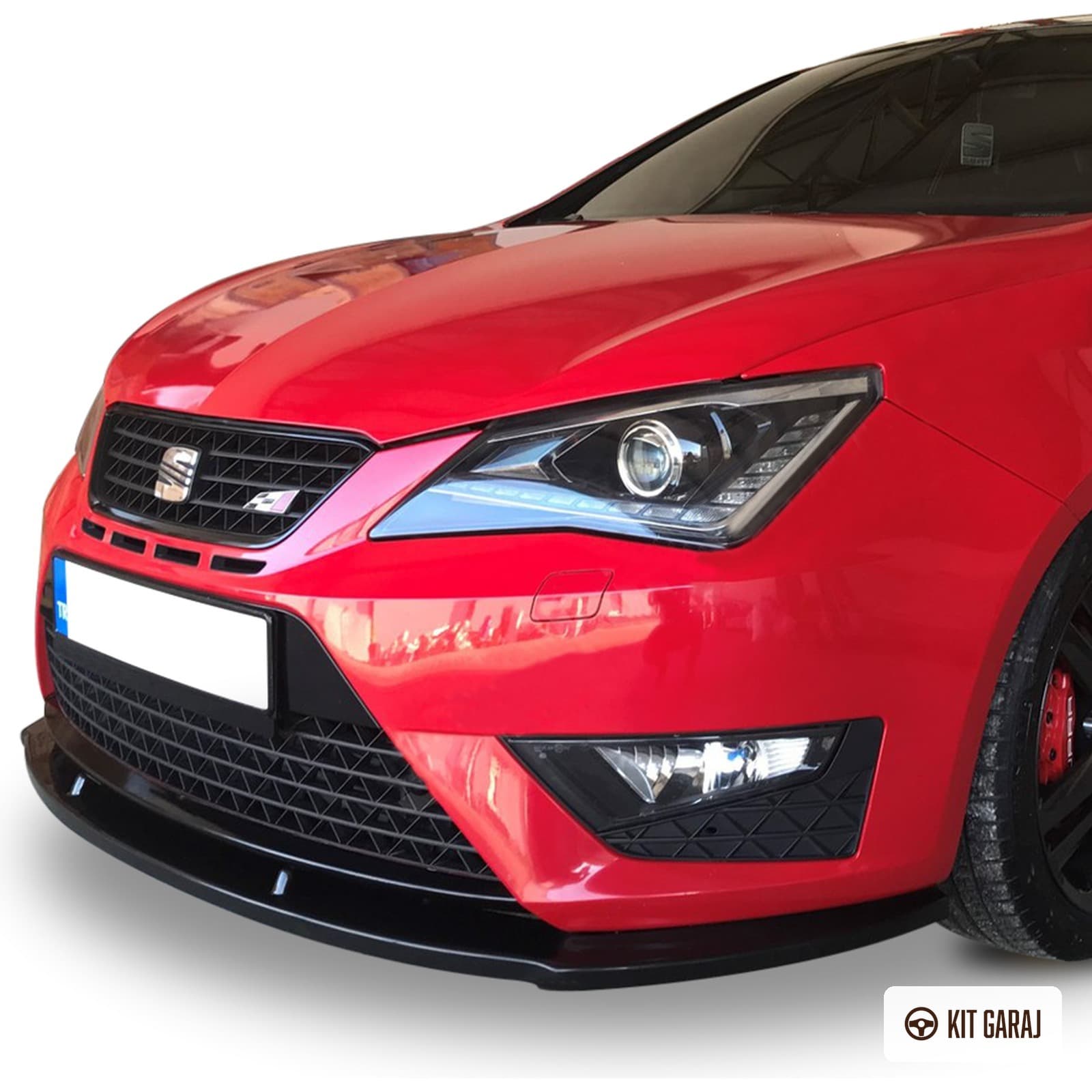 Seat Ibiza 2008-2017 Cupra Piano Black Ön Lip (Plastik) Boyalı (5/7)