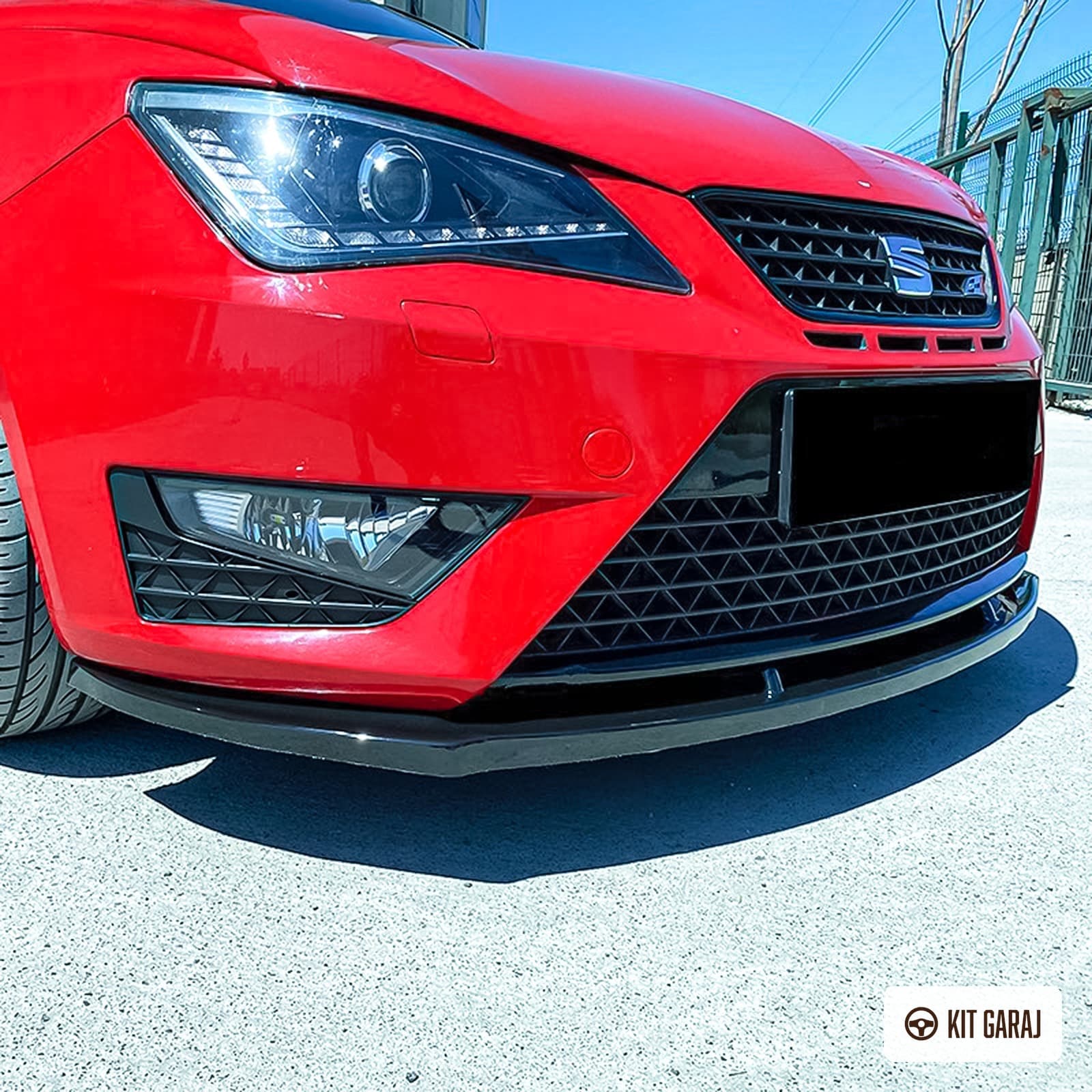 Seat Ibiza 2008-2017 Cupra Piano Black Ön Lip (Plastik) Boyalı (7/7)