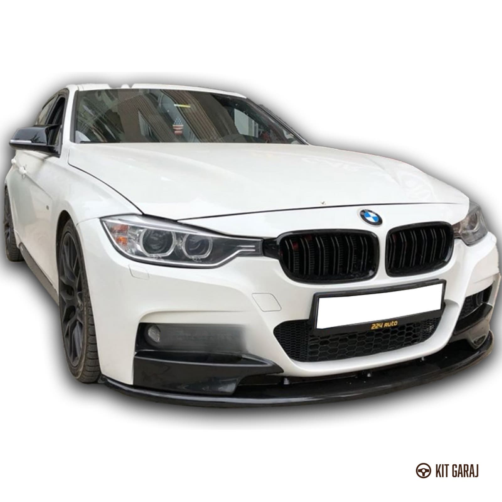 BMW F30 M-Tech Piano Black Ön Lip (Plastik) Boyalı (8/8)