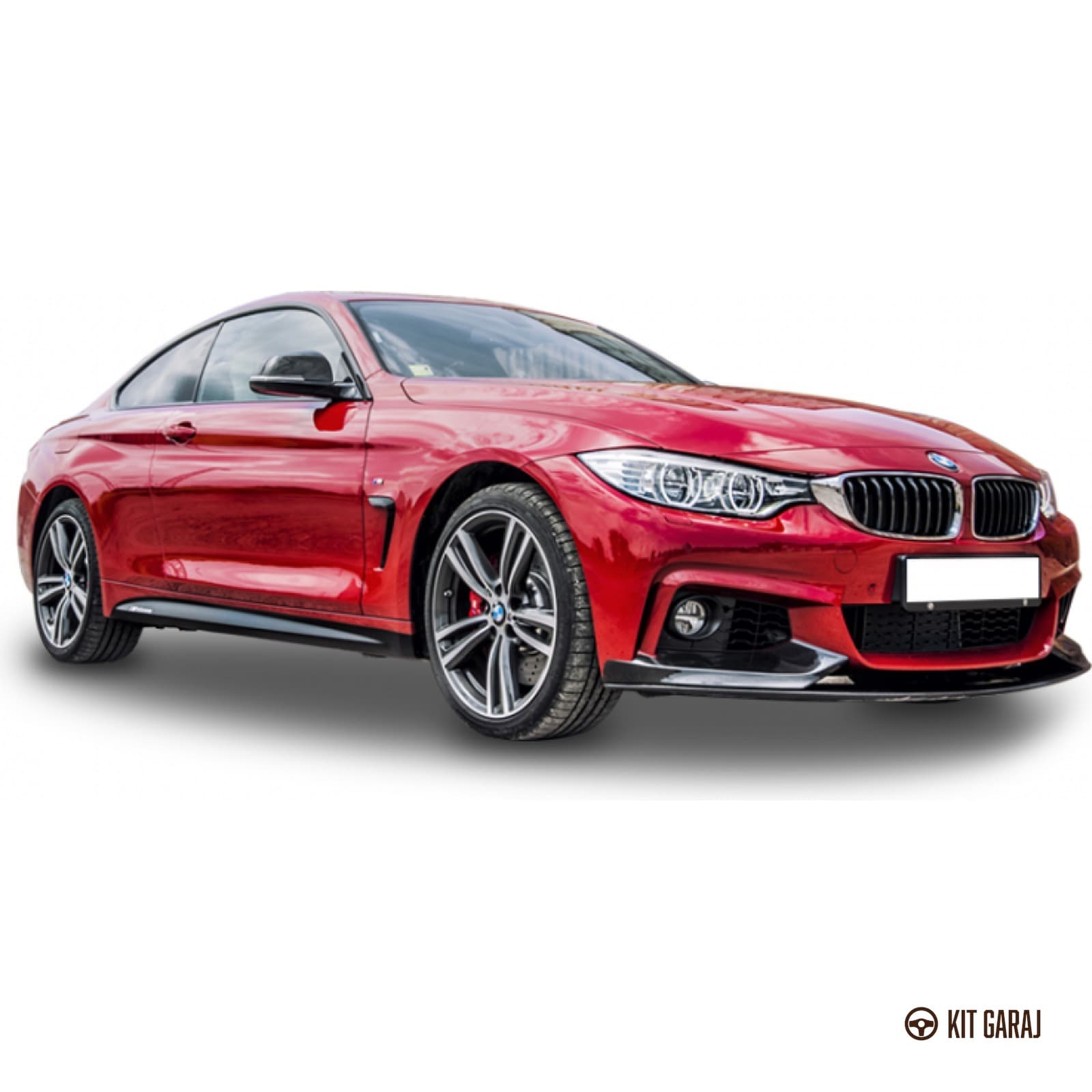 BMW F32 M-Tech Piano Black Ön Lip (Plastik) Boyalı