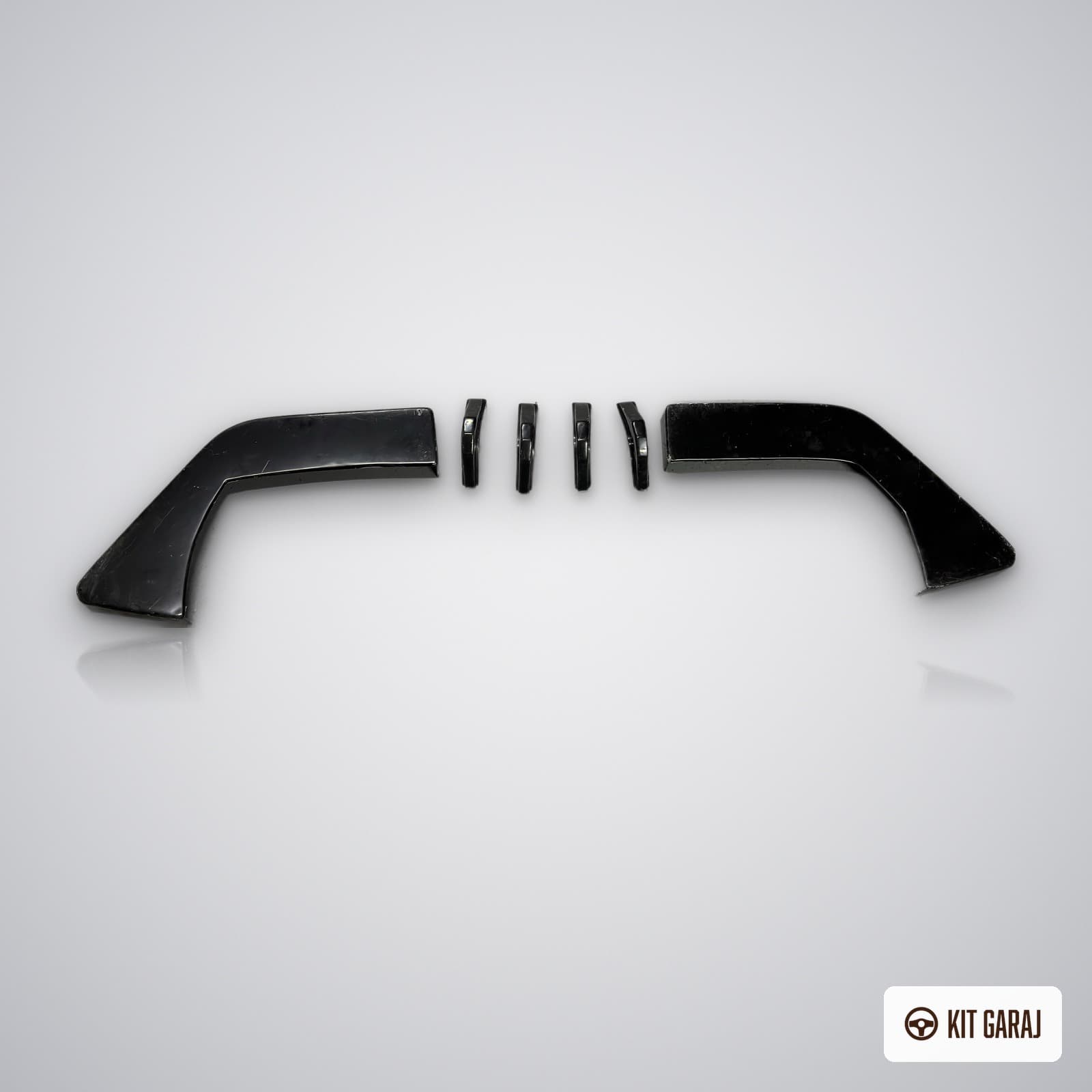 Honda Civic FC5 2016-2021 Piano Black 6 Parça Arka Flap (Plastik) Boyalı (4/8)
