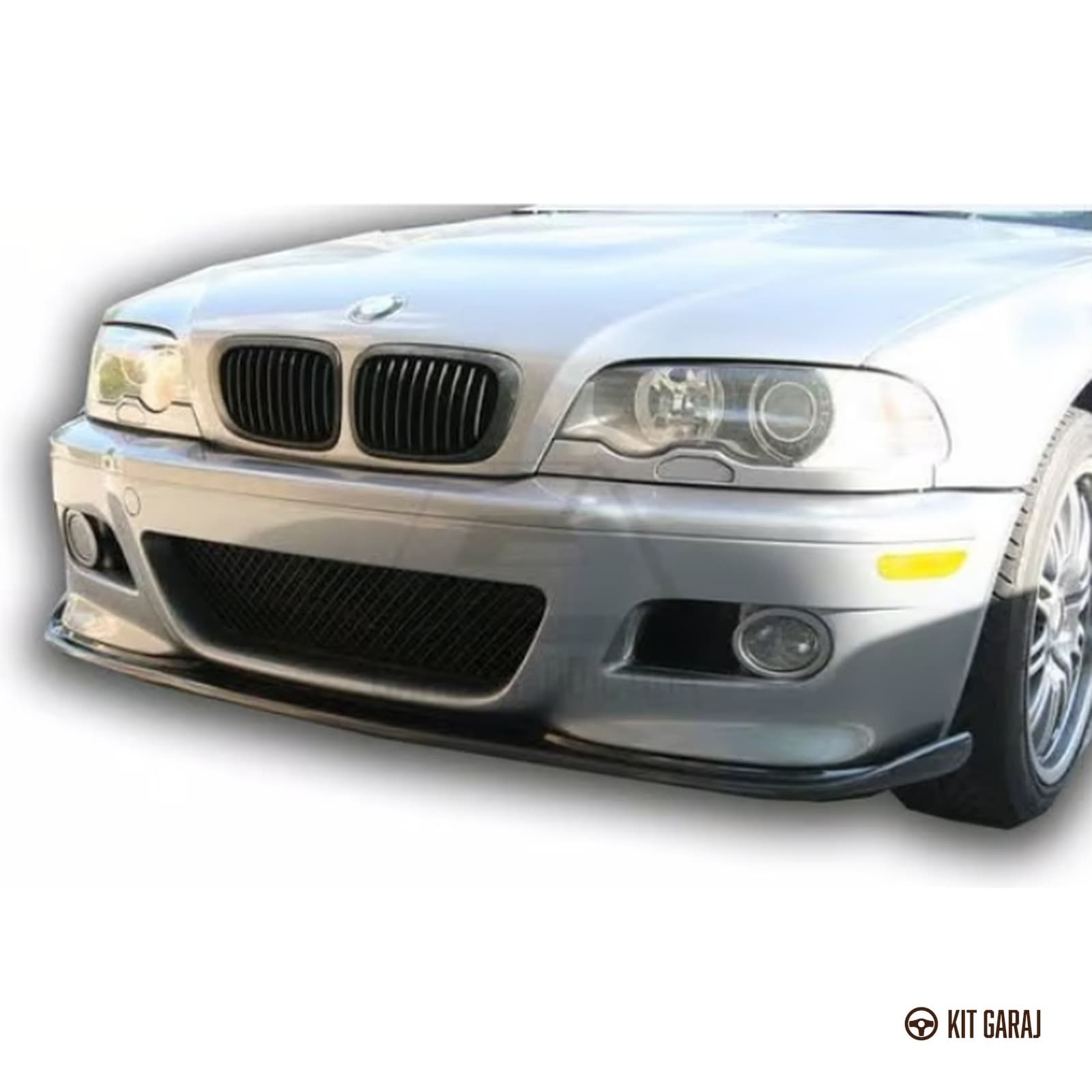 BMW E46 M3 Piano Black Ön Lip (Plastik) Boyalı
