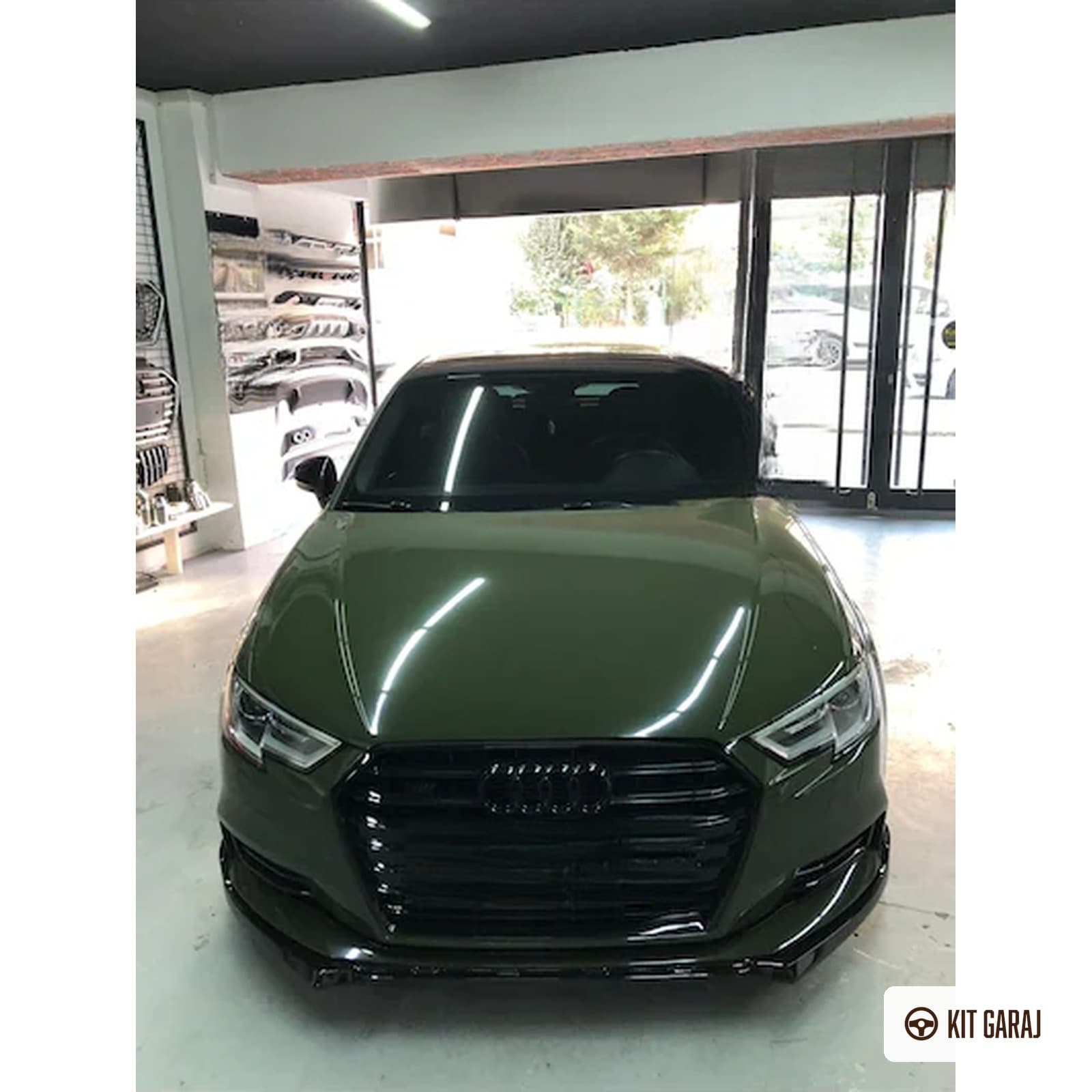 Audi A3 8V 2012-2016 Ön Lip (Plastik) Piano Black Boyalı (2/2)