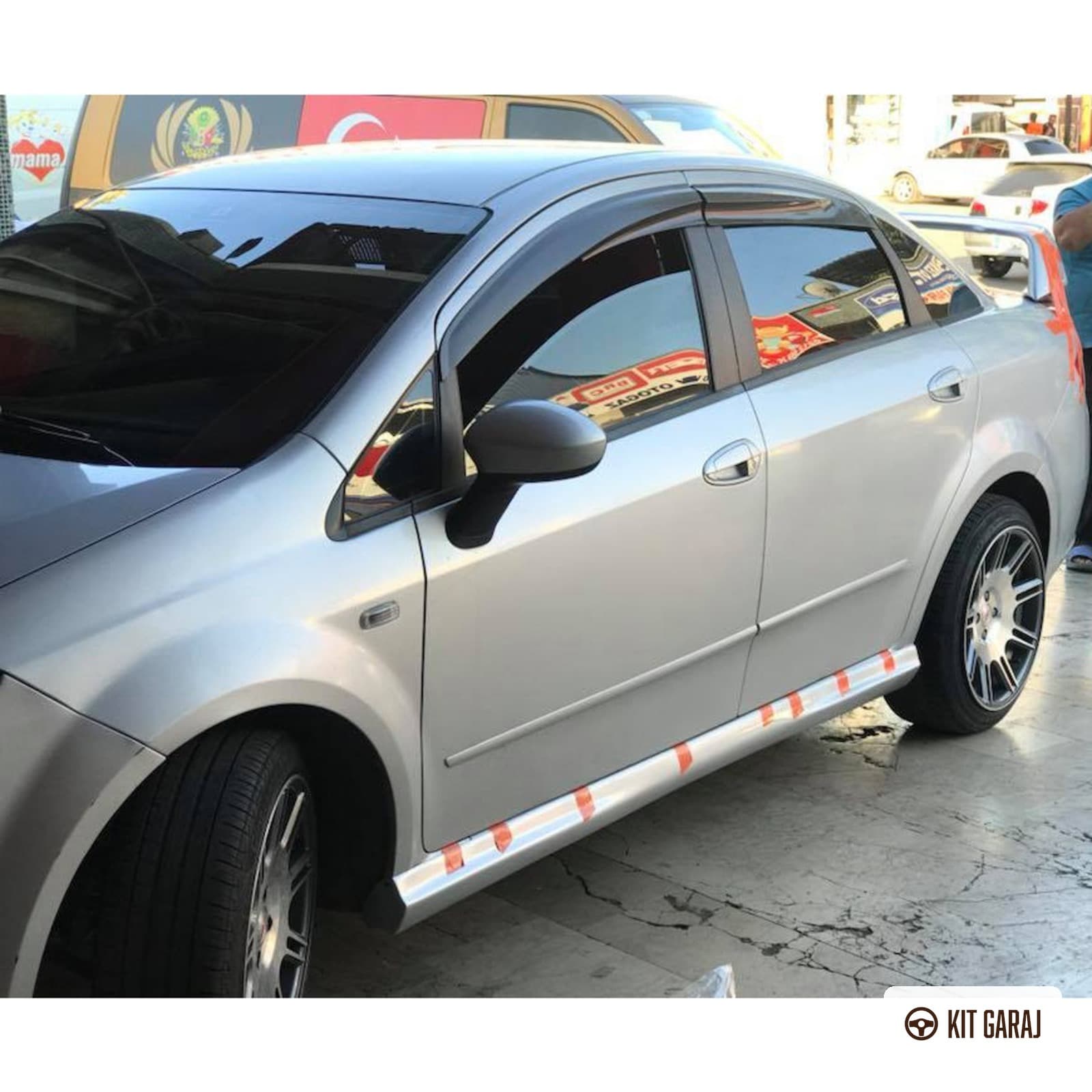 Fiat Linea Makyajsız Body Kit Seti Plastik (3/6)
