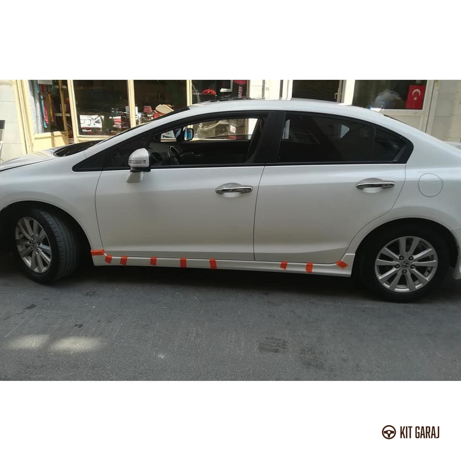 Honda Civic FB7 Modulo Yan Marşpiyel Seti Şık & Dayanıklı Tasarım | Boyasız (6/6)