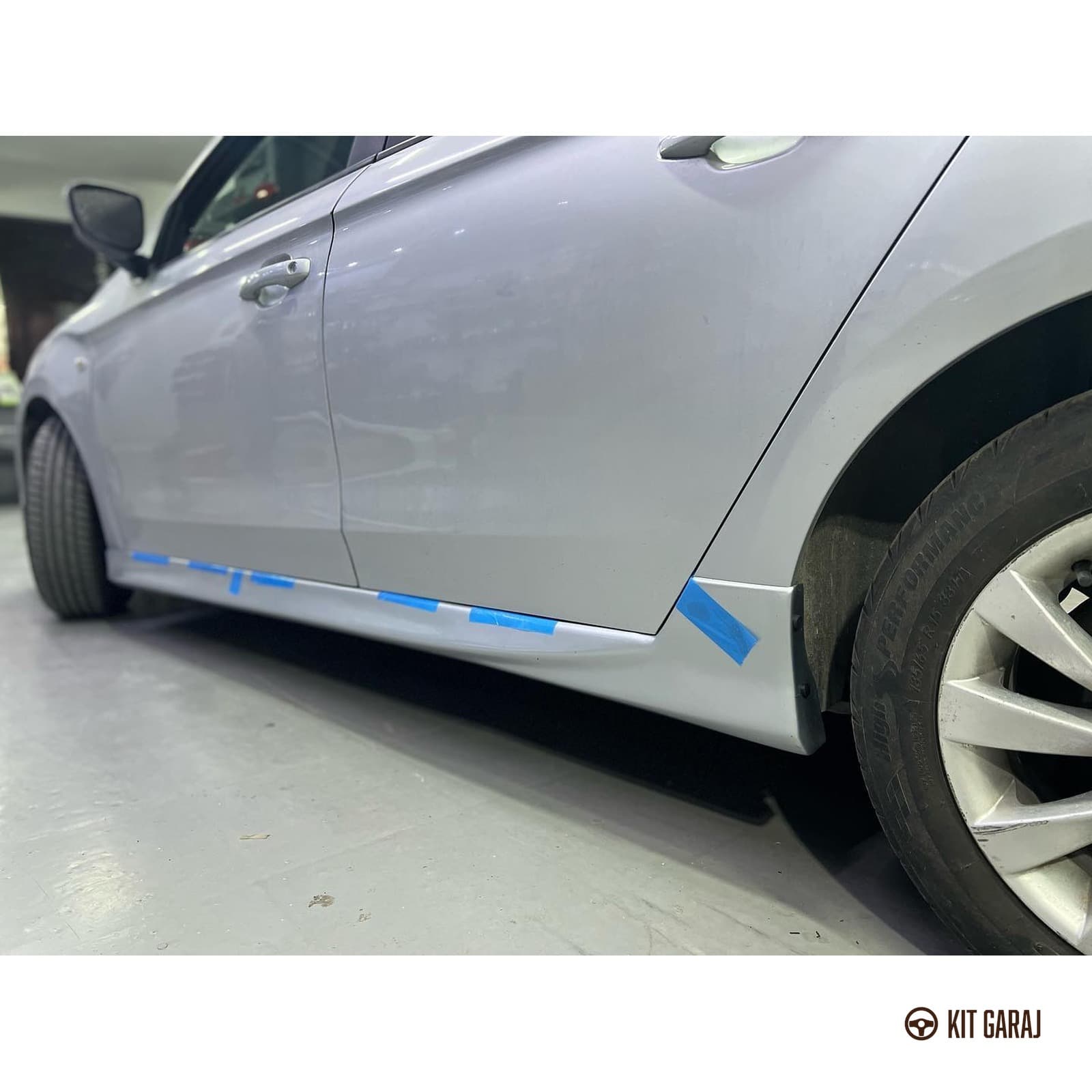 Citroën C-Elysee 2012-2016 Custom Yan Marşpiyel (Plastik) Boyasız (3/3)