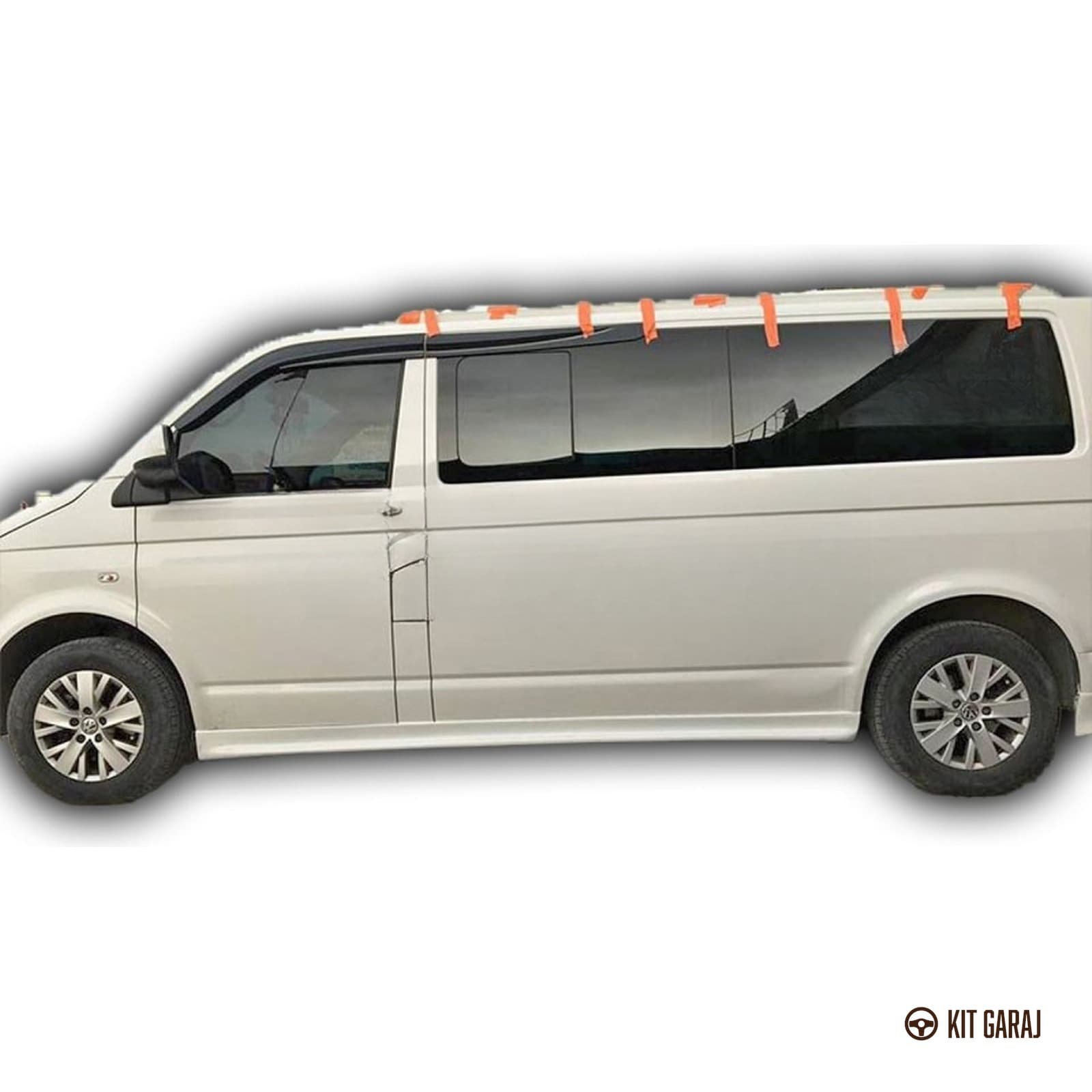 Volkswagen Transporter Uzun Şase Marşpiyel (Çift) (Plastik)