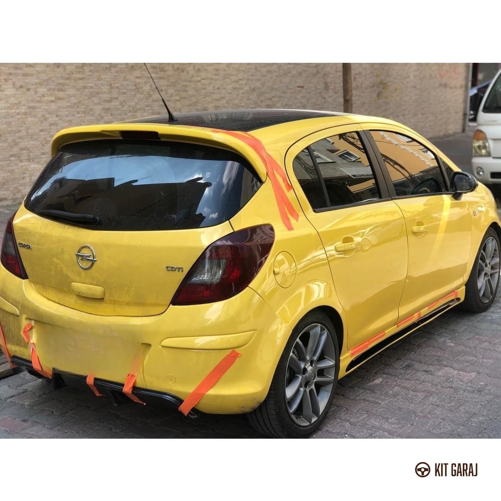 Opel Corsa D Rieger Yan Marşpiyel (Plastik) Boyasız
