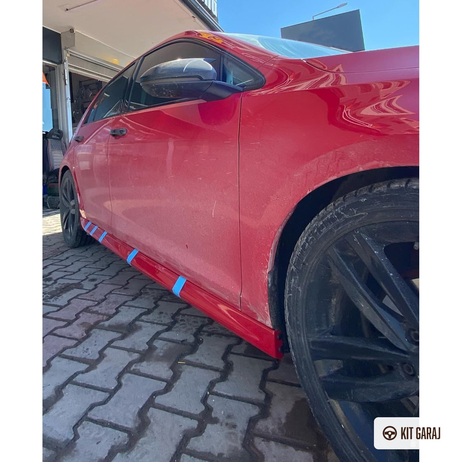 Volkswagen Golf 7 2012-2019 Boyasız Plastik Aero Marşpiyel (7/7)