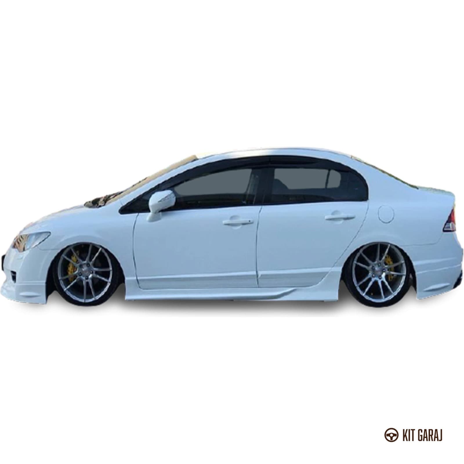 Honda Civic FD6 Custom Yan Marşpiyel (Plastik) Boyasız