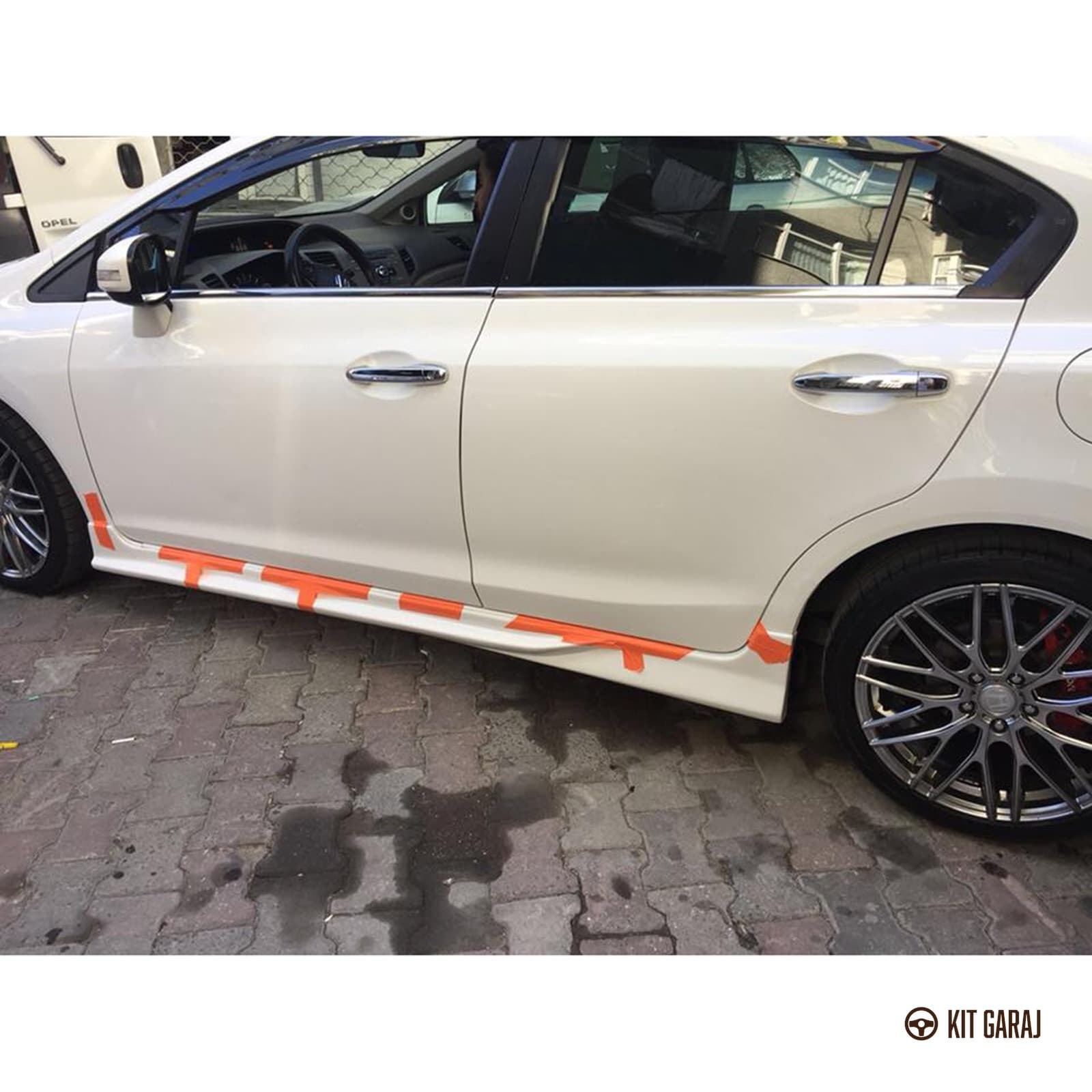 Honda Civic FD6 Custom Yan Marşpiyel (Plastik) Boyasız (4/4)