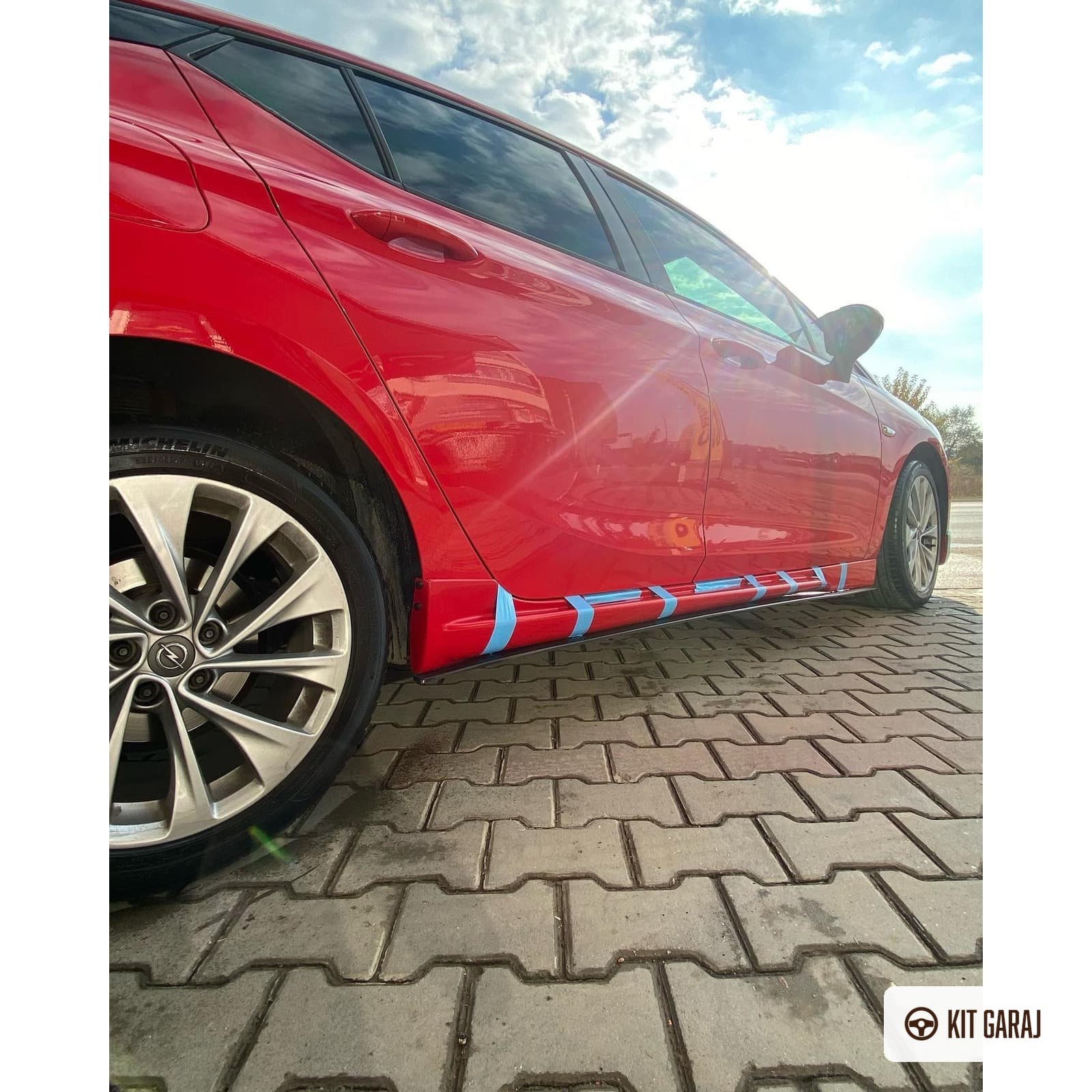 Opel Astra K Opc Yan Marşpiyel (Çift) (Plastik)