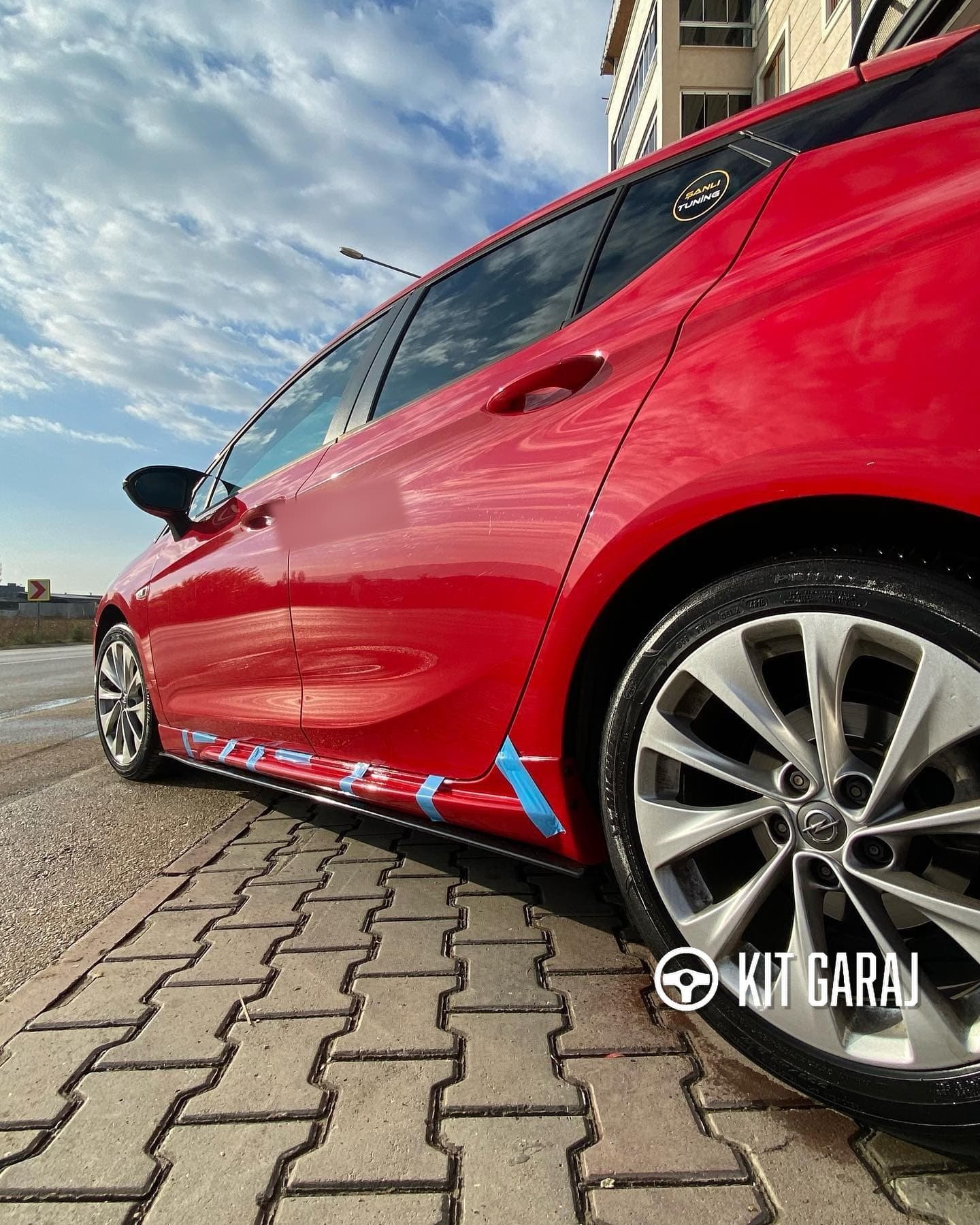 Opel Astra K Opc Yan Marşpiyel (Çift) (Plastik) (3/5)