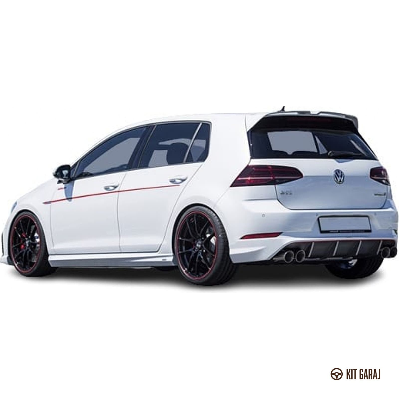 Volkswagen Golf 7 Oettinger Yan Marşpiyel (Çift) (Plastik)