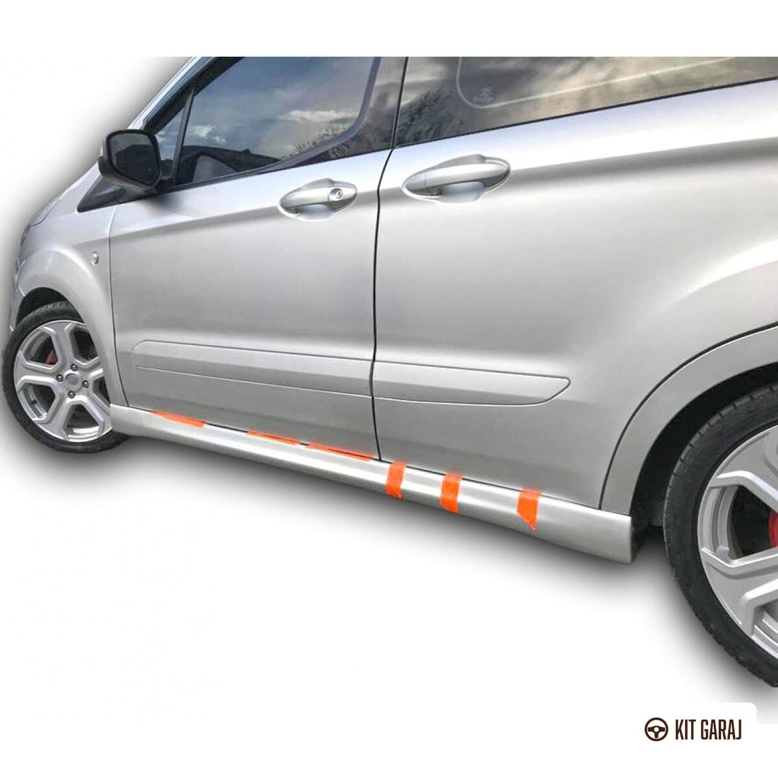 Ford Tourneo Courier 2014-2023 Yan Marşpiyel (Plastik) Boyasız (6/7)