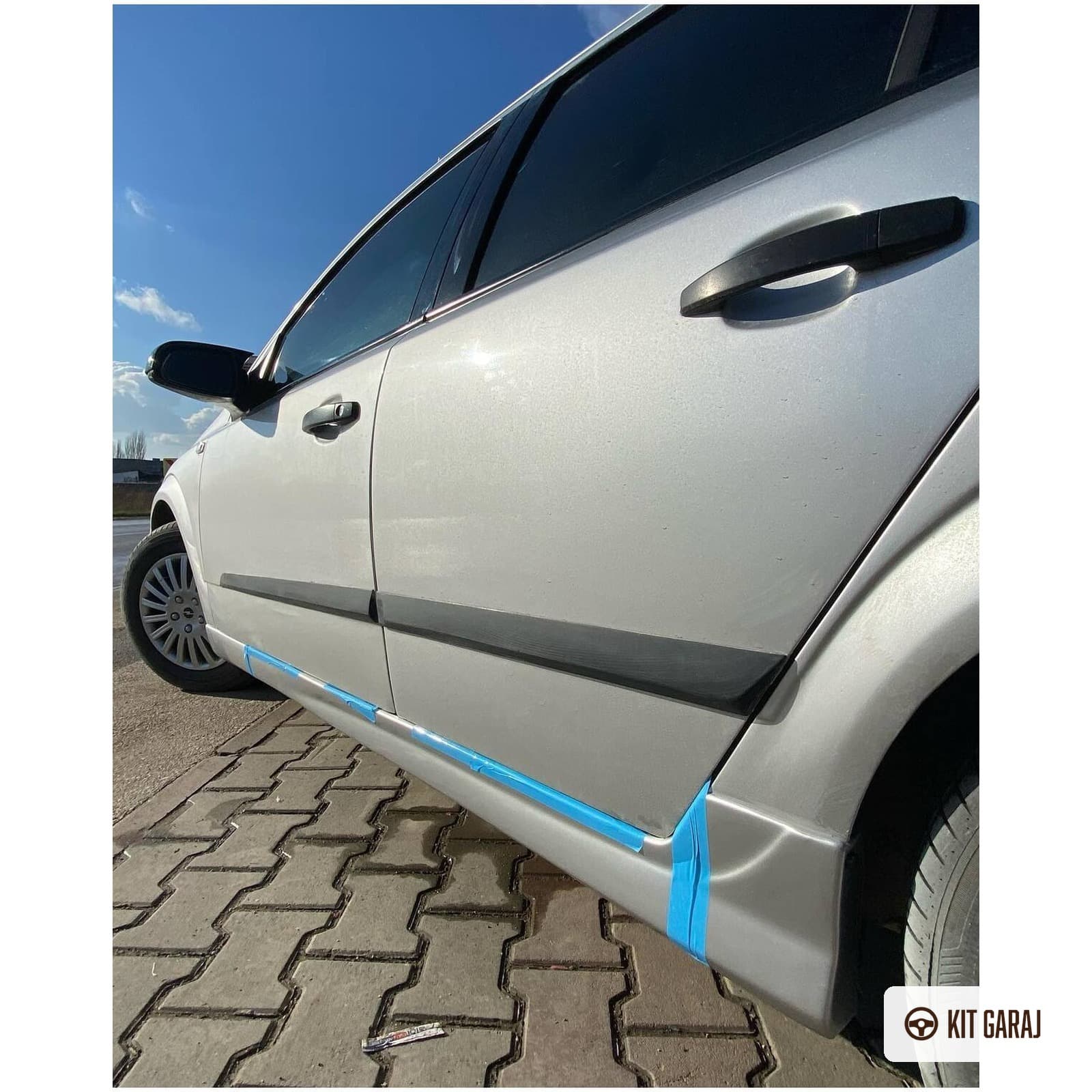 Opel Astra H Yan Marşpiyel (Çift) (Plastik) (2/2)