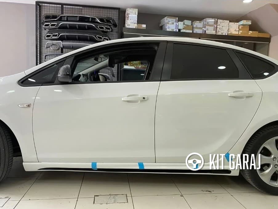 Opel Astra J 2009-2015 Rieger Yan Marşpiyel (Çift) (Plastik) Boyasız