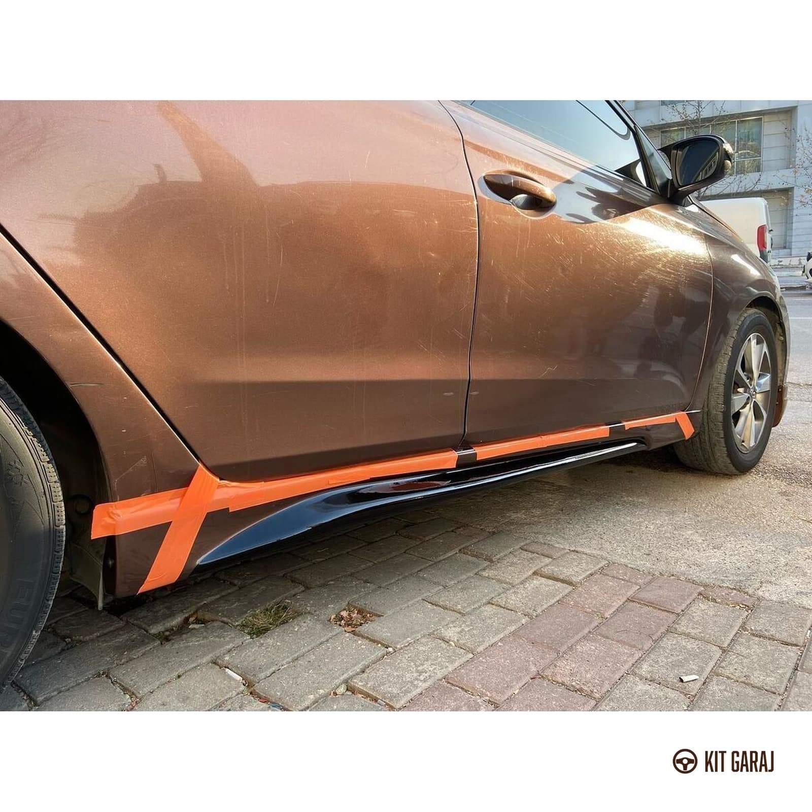 Hyundai I20 Custom Yan Marşpiyel (Çift) (Plastik) (3/7)