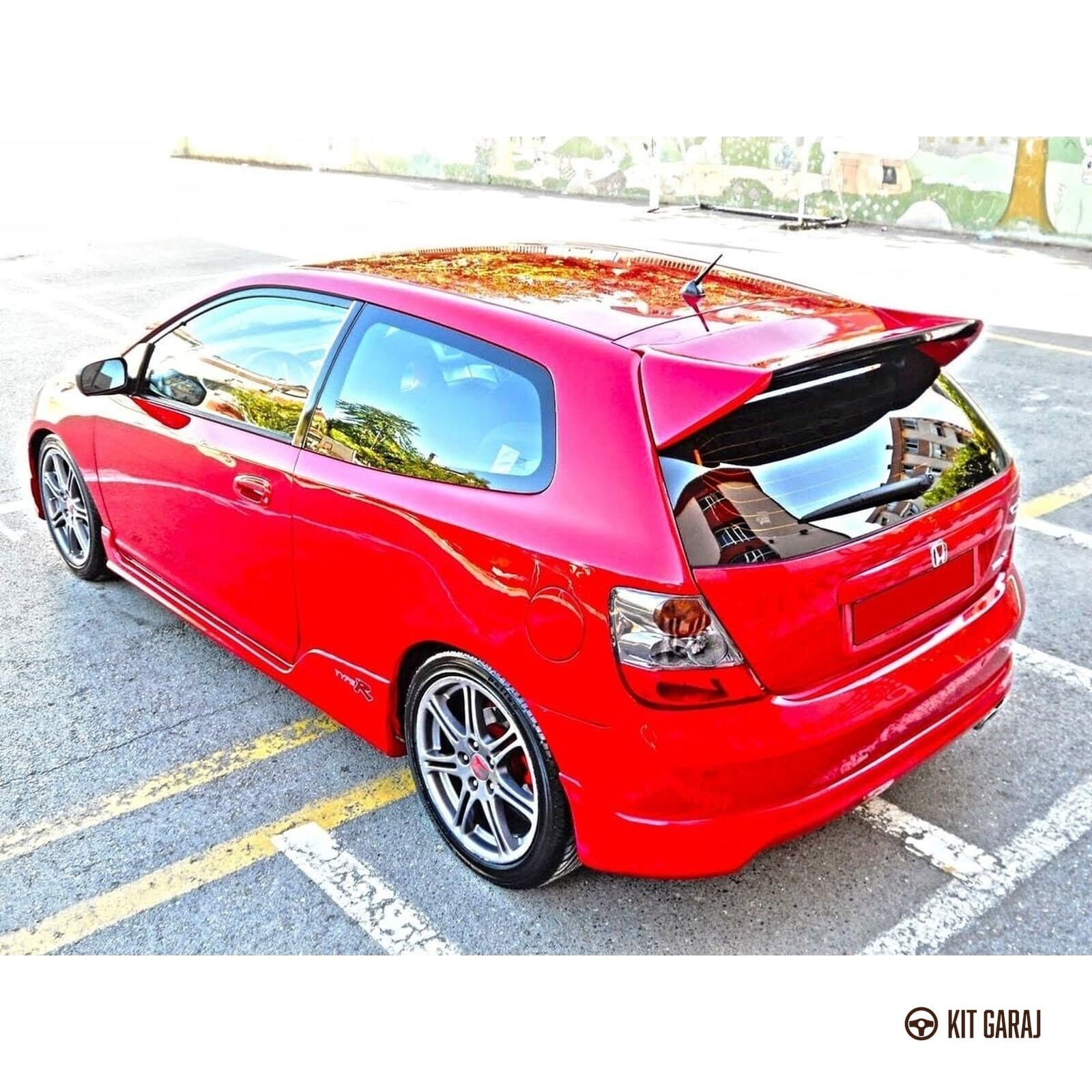 Honda Civic Sport EP2 EP3 Yan Marşpiyel (Plastik) Boyasız (4/5)