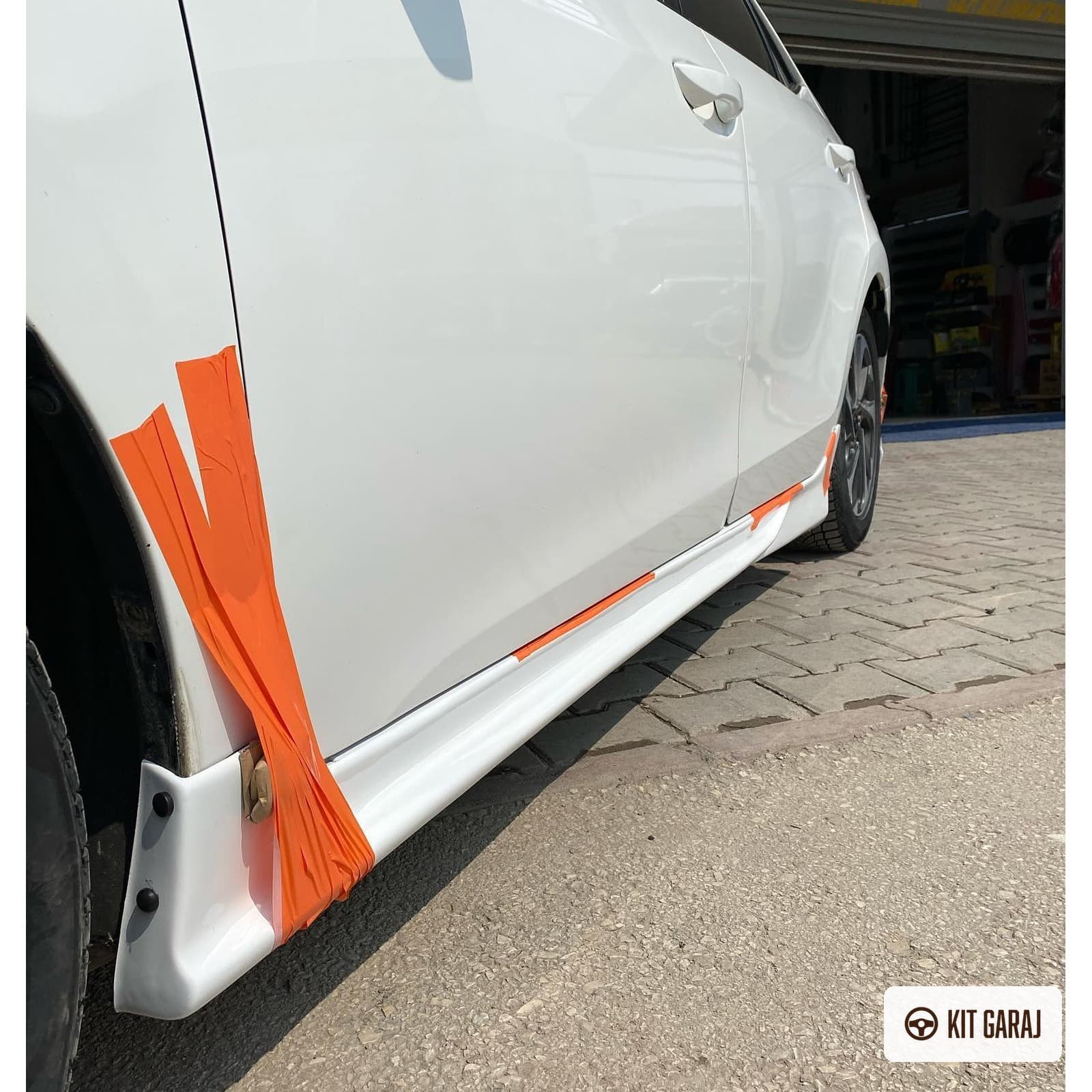 Toyota Corolla Custom Yan Marşpiyel (Plastik) Boyasız (3/4)