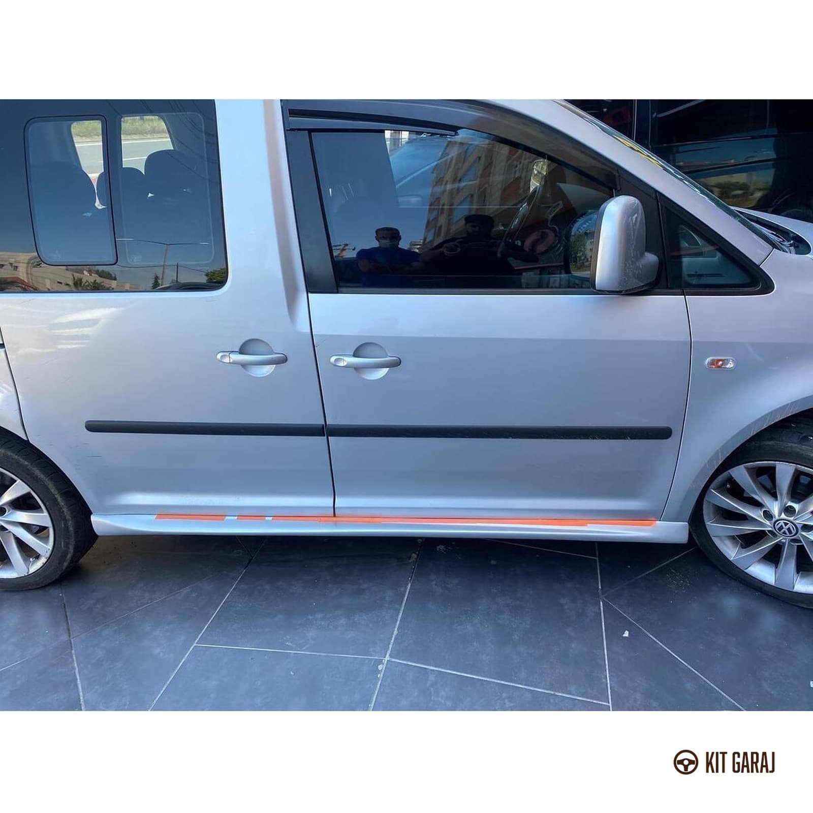 Volkswagen Caddy 2004-2020 Aero Marşpiyel (Plastik) Boyasız (4/6)