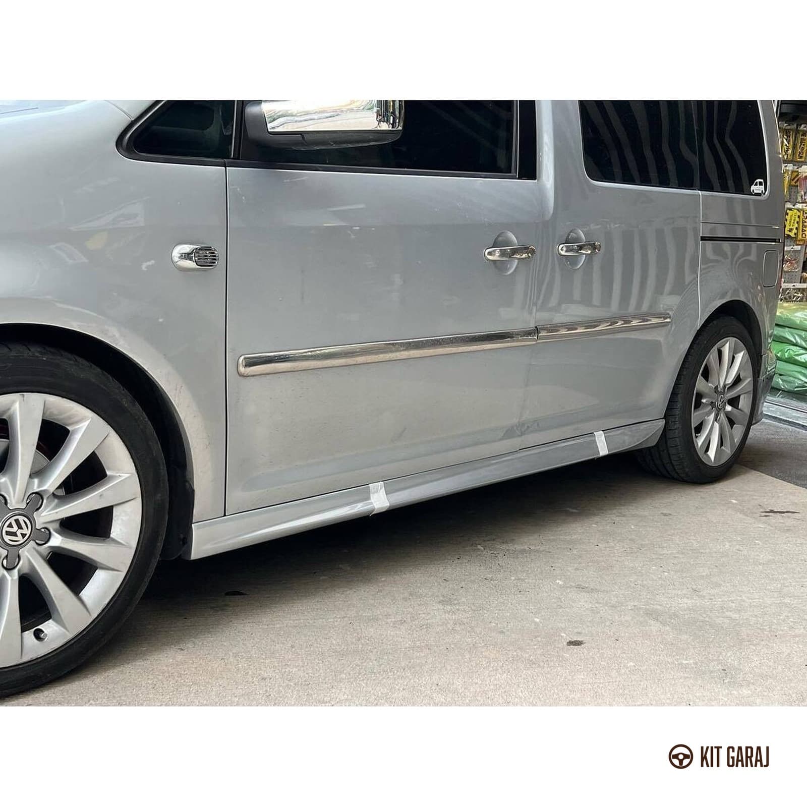 Volkswagen Caddy 2004-2020 Aero Marşpiyel (Plastik) Boyasız (5/6)