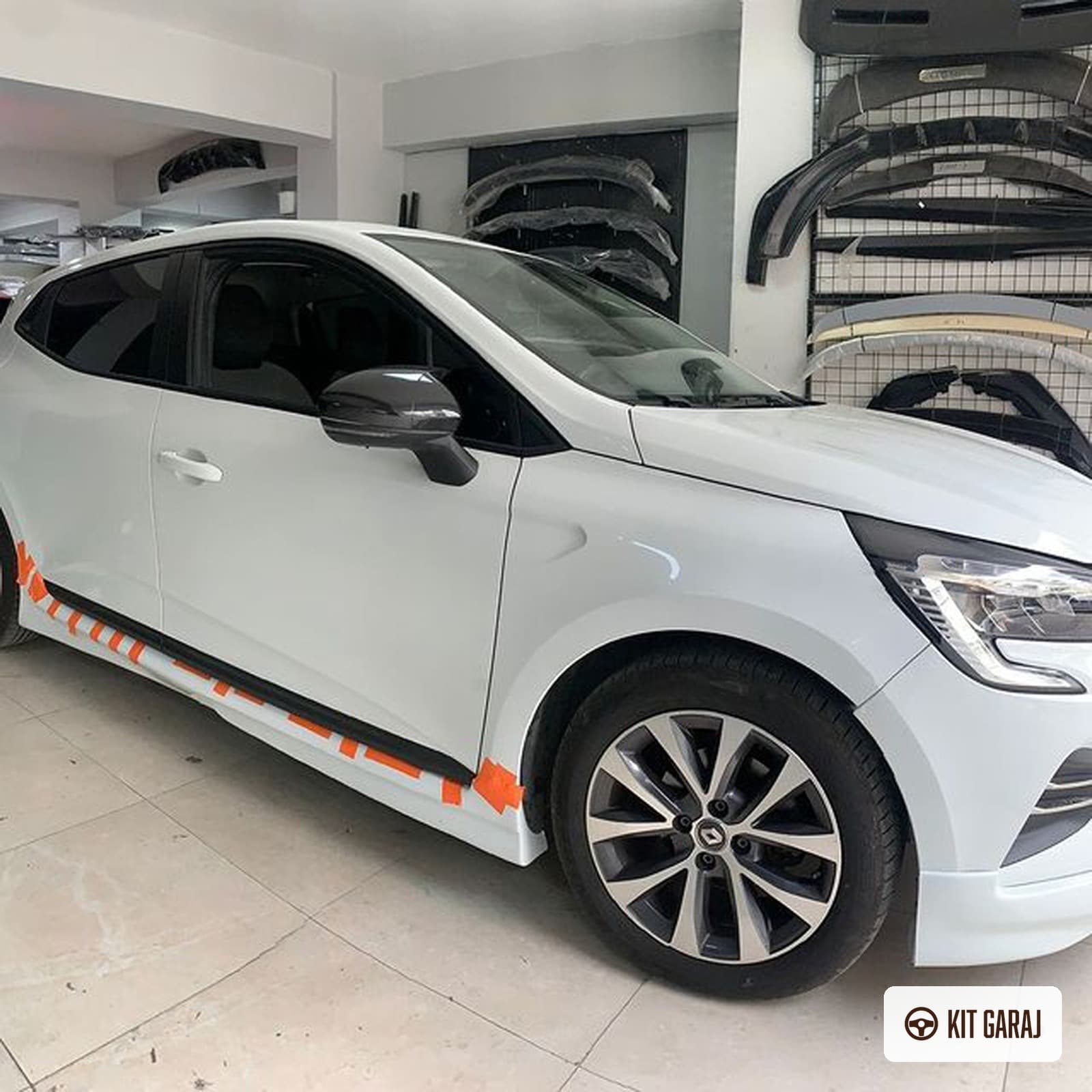 Renault Clio 5 Yan Marşpiyel (Çift) (Plastik)