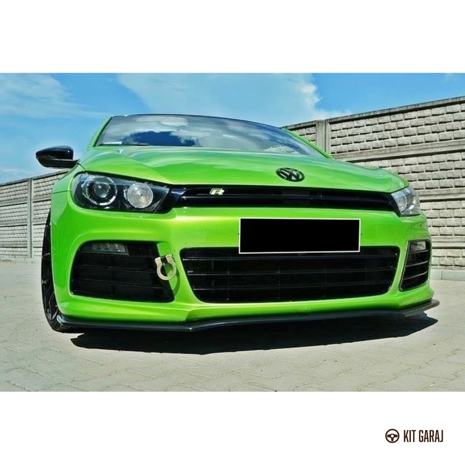Volkswagen Scirocco R Piano Black Ön Lip (Plastik) Boyalı