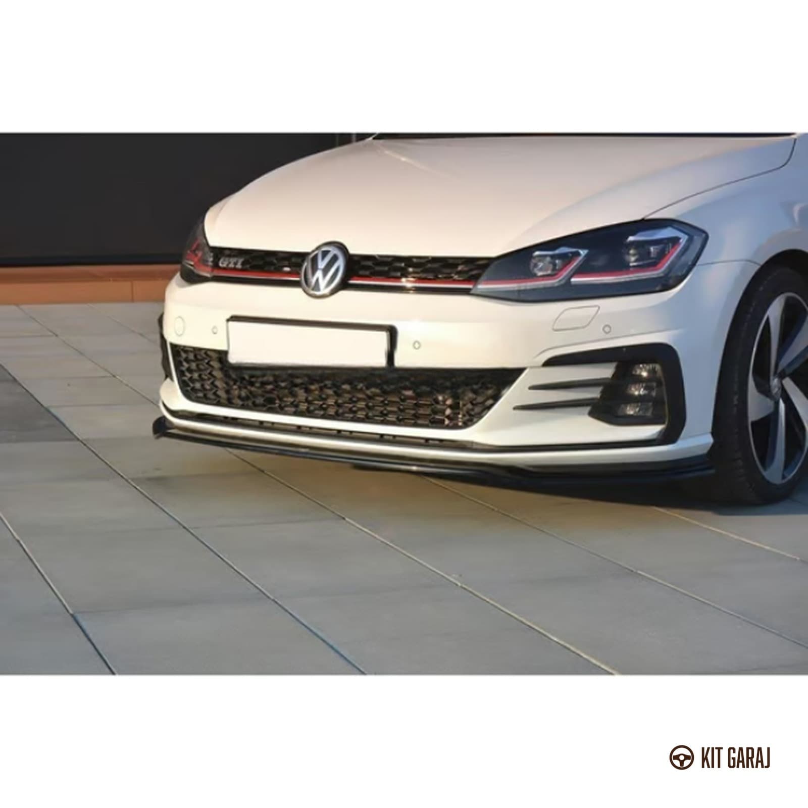 Volkswagen Golf Mk7 2012-2019 GTI Piano Black Ön Lip (Plastik) Boyalı