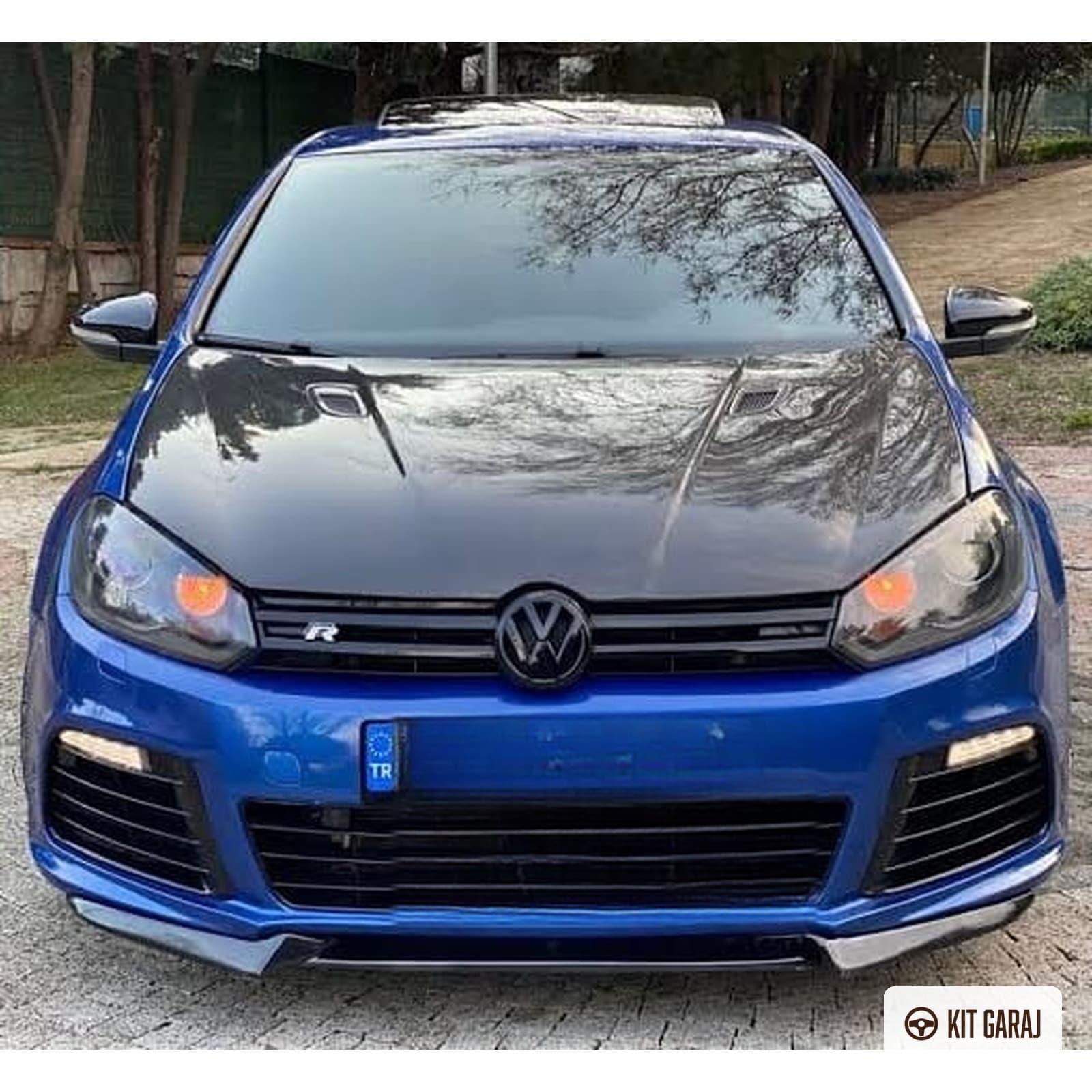 Volkswagen Golf Mk6 2008-2012 Piano Black Ön Lip (Plastik) Boyalı