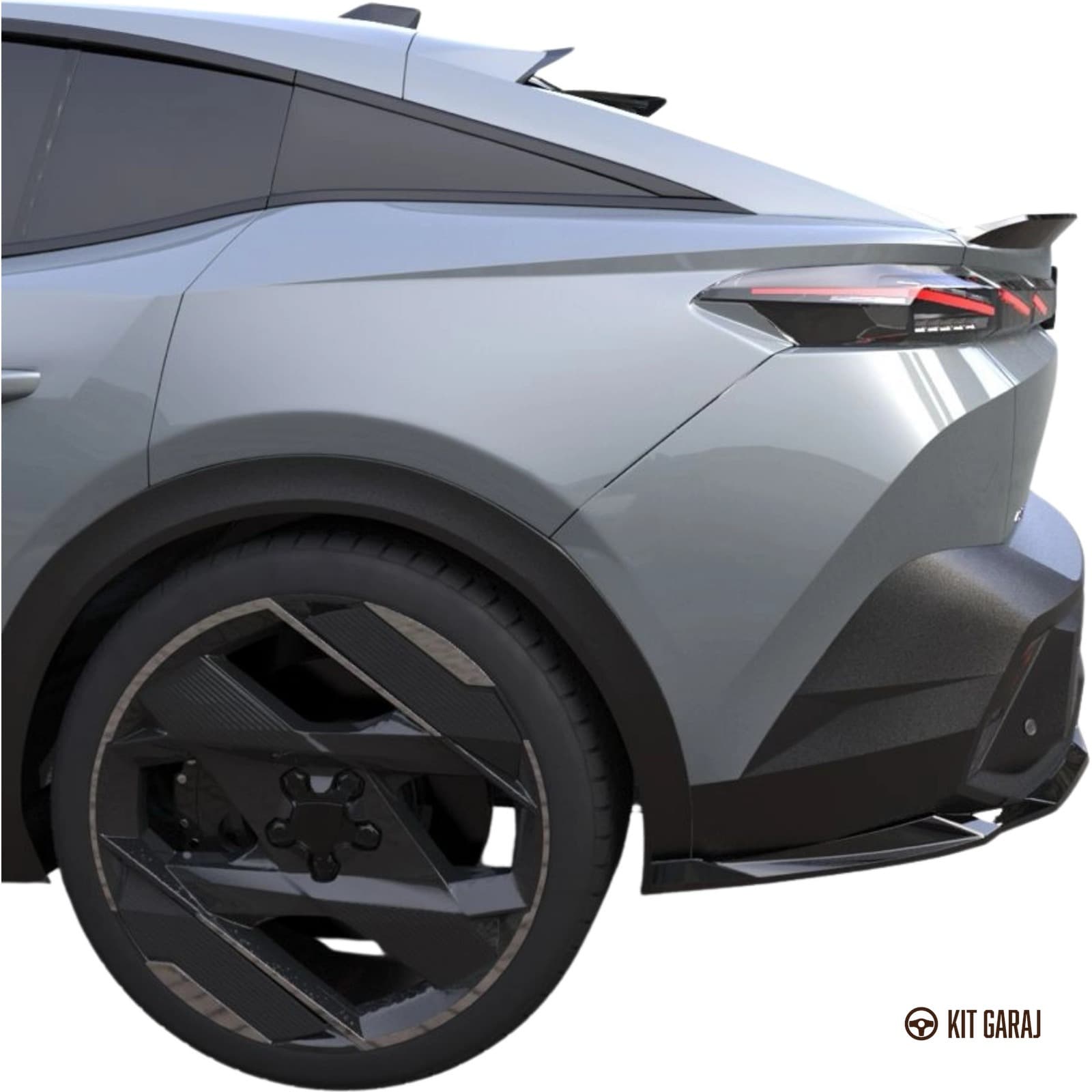 Peugeot 408 Parlak Siyah Spoiler (Plastik) Boyalı (4/4)