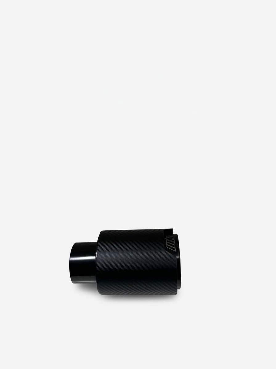 Evrensel BMW M Tipi Tekli Karbon Kaplama Egzoz Ucu Siyah İç 100 mm (2/4)