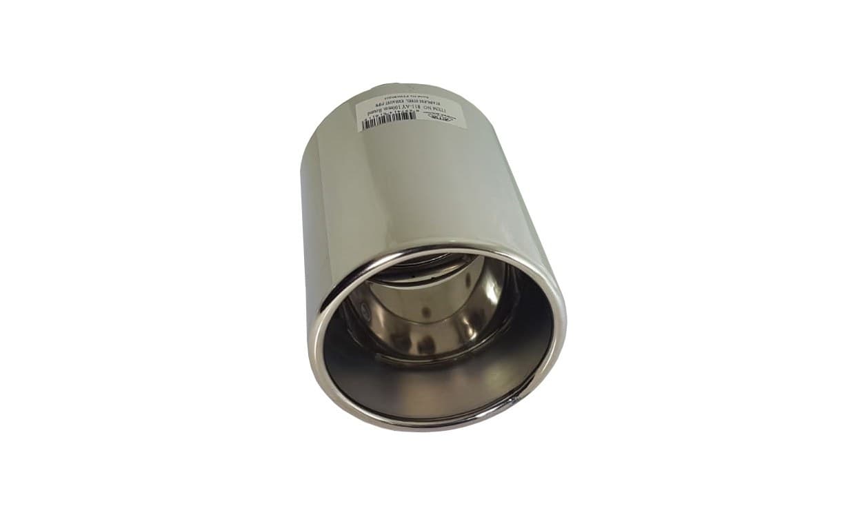 Evrensel Tekli Paslanmaz Çelik Egzoz Ucu 100 mm (2/3)