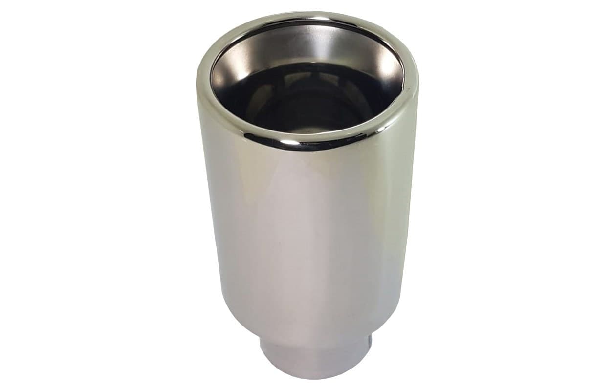 Evrensel Tekli Paslanmaz Çelik Egzoz Ucu 100 mm (3/3)