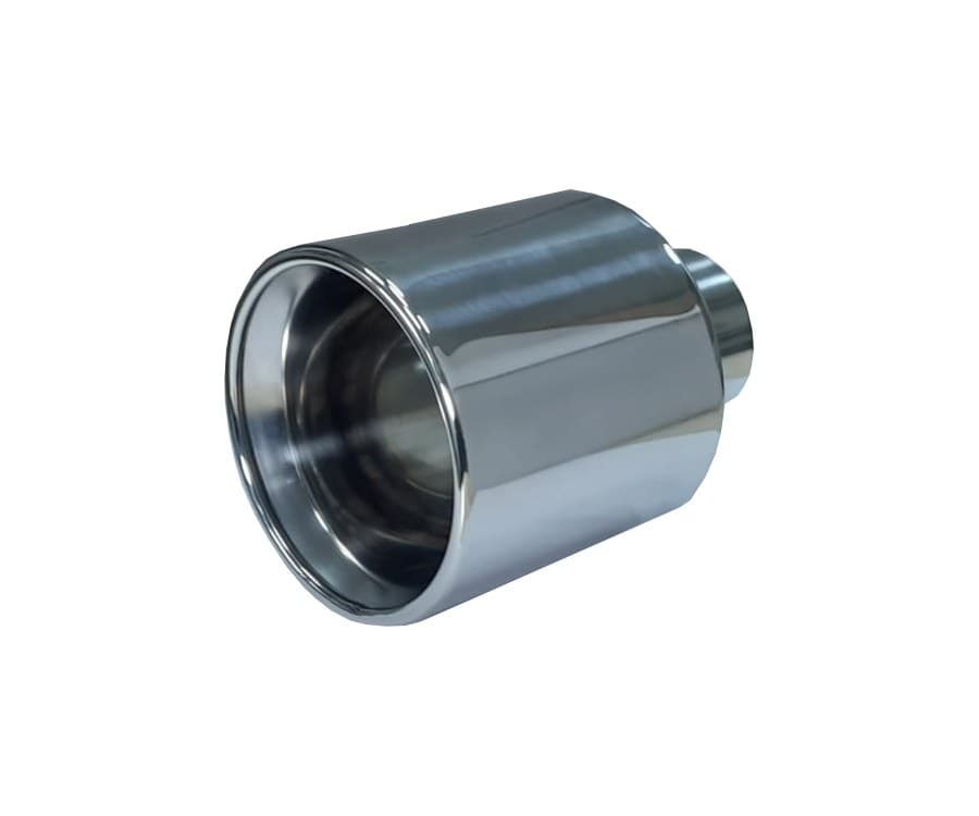 Evrensel Düz Kesim Tekli Paslanmaz Çelik Egzoz Ucu 120 mm