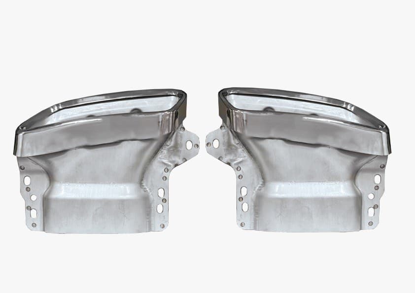 Mercedes S Serisi W221 2005-2013 AMG Paslanmaz Egzoz Ucu (3/3)
