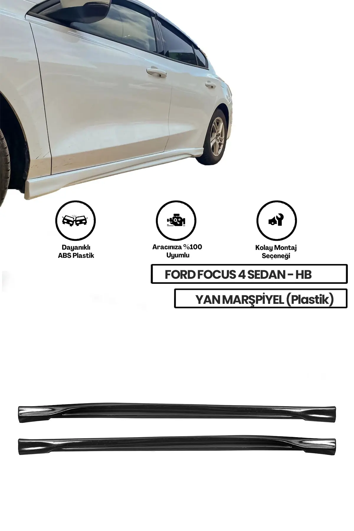 Ford Focus Sedan Body Kit (Plastik) Boyasız