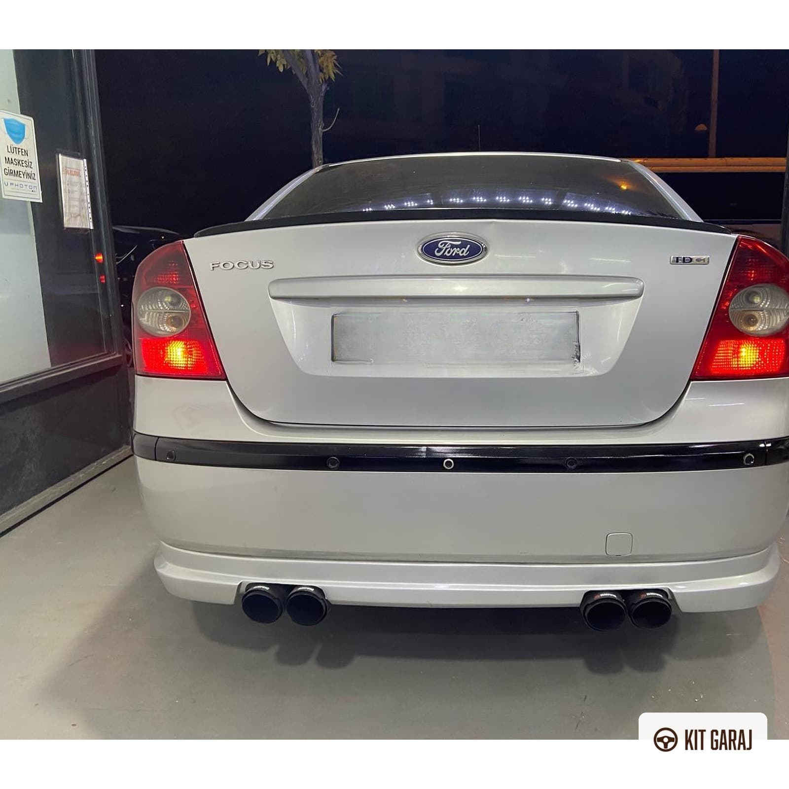 Ford Focus 2 Sedan Arka Ek | Dayanıklı Plastik | Boyasız | Kolay Montaj