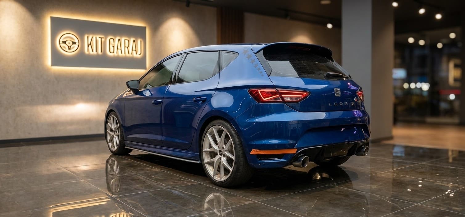 Seat Leon Mk3 2012-2020 Aero Arka Tampon (Plastik) Boyasız