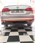 Volkswagen Jetta Makyajsız Egzoz Görünüm Difüzör (Plastik)
