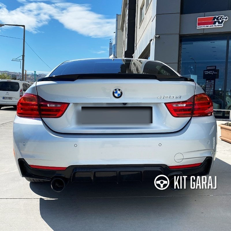BMW F32 - F33 - F36 Difüzör 2014-2017 (Plastik) Piano Black